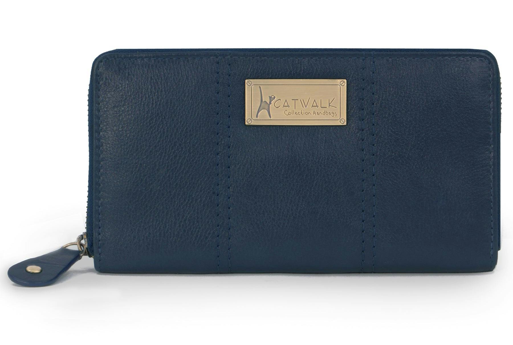 Catwalk Collection Handbags Blue Gallery - Purse - Rfid