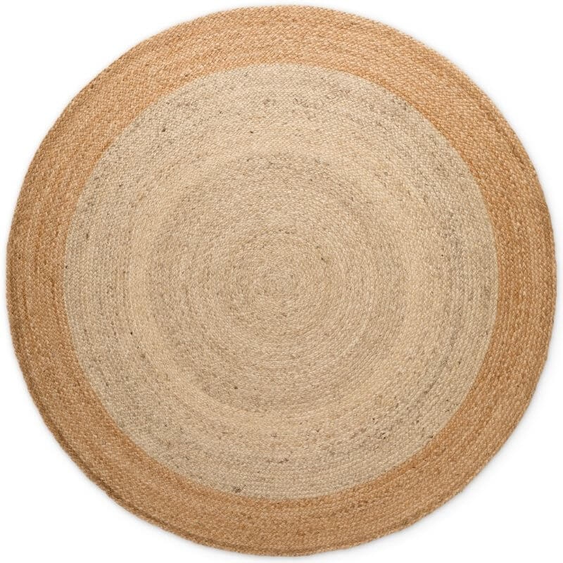 Rackhams Beige Jutta Natural Round Jute Rug - Ø 200 Cm