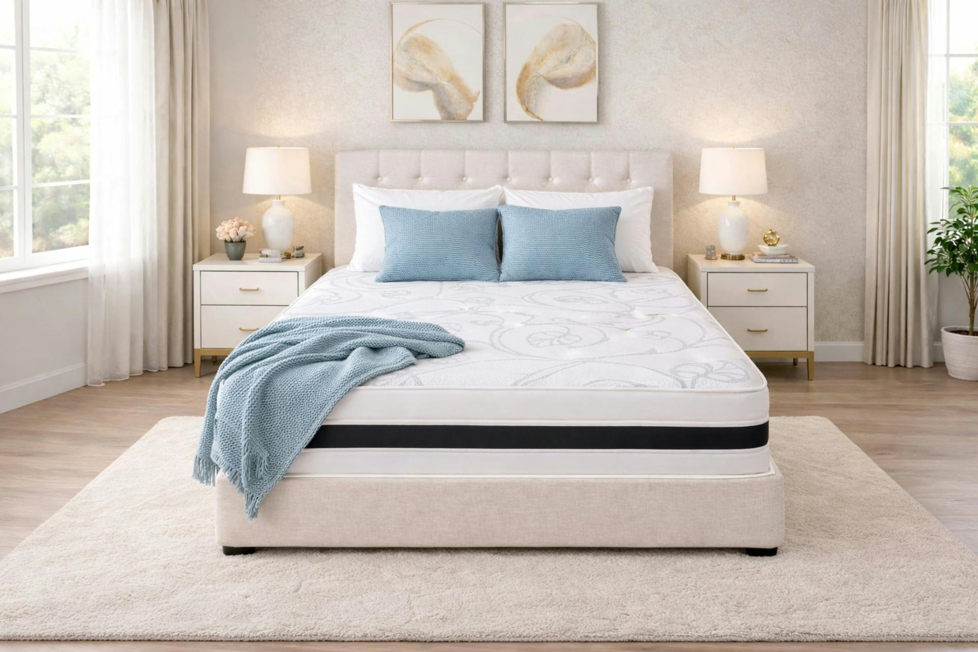 Nexus Mattress Mayfair Firm Open Coil Sprung Mattress - Super King