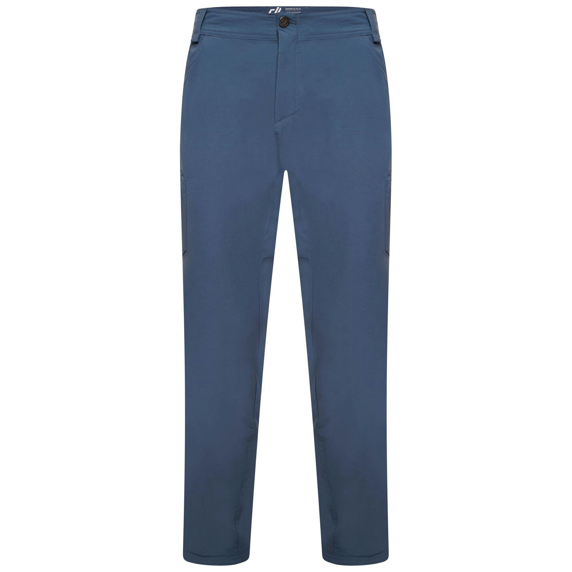 Dare 2B Men's Grey Tuned In Ii Multi Pocket Walking Trousers - Orion - Orion - 40R - 92% Polyacrylic/8% Elastane