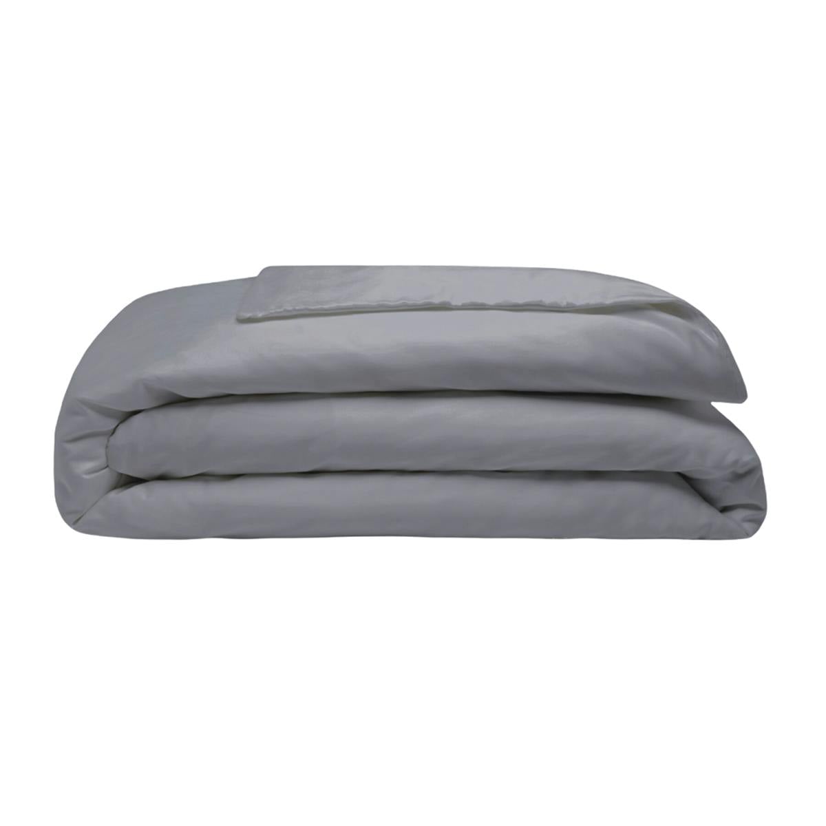 Rackhams 200 Thread Count Egyptian Blend Duvet Cover - Slate - Superking - Slate - 100% Cotton