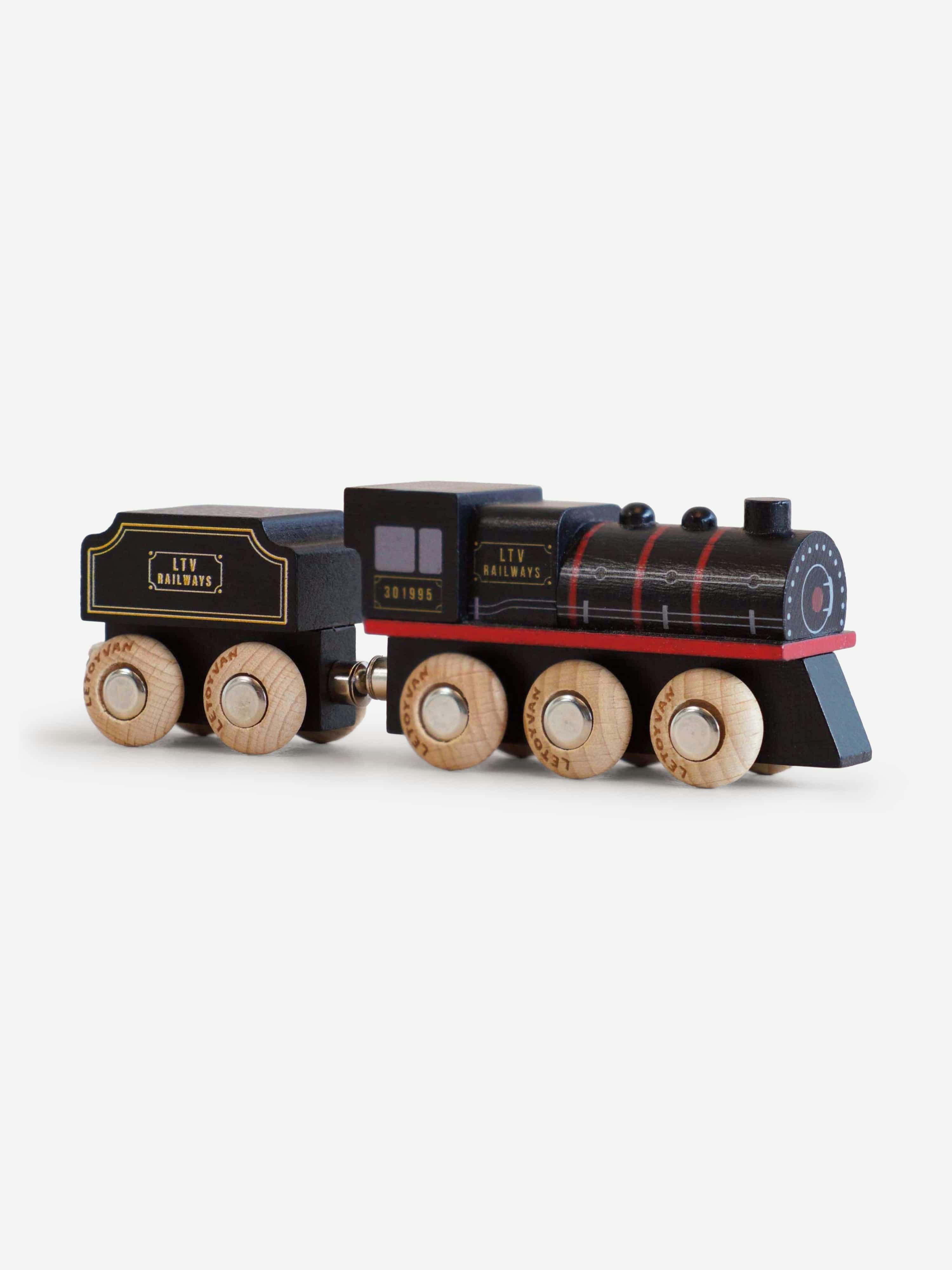 Le Toy Van Black Gt295 Francis Steam Train Wooden Toy In (W:15cm X D:3cm X H:5cm) - One Size