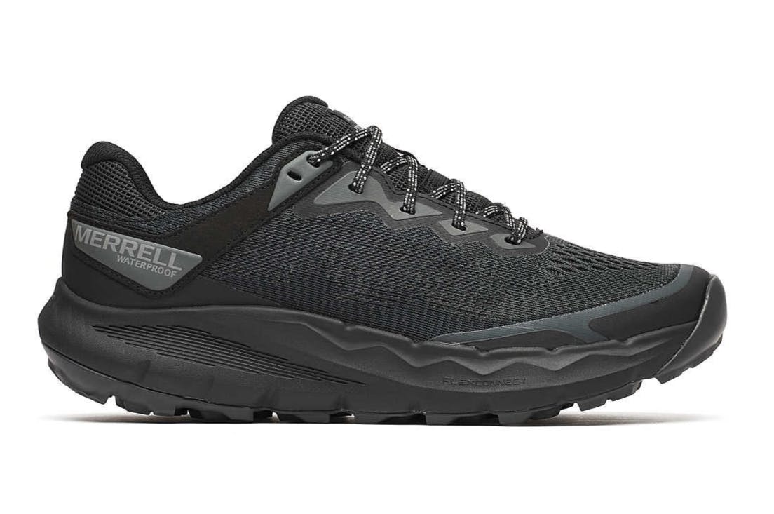 Merrell Men's Black Nova 4 Wp Trail Running Trainers Shoes J068395 - Uk 7.5