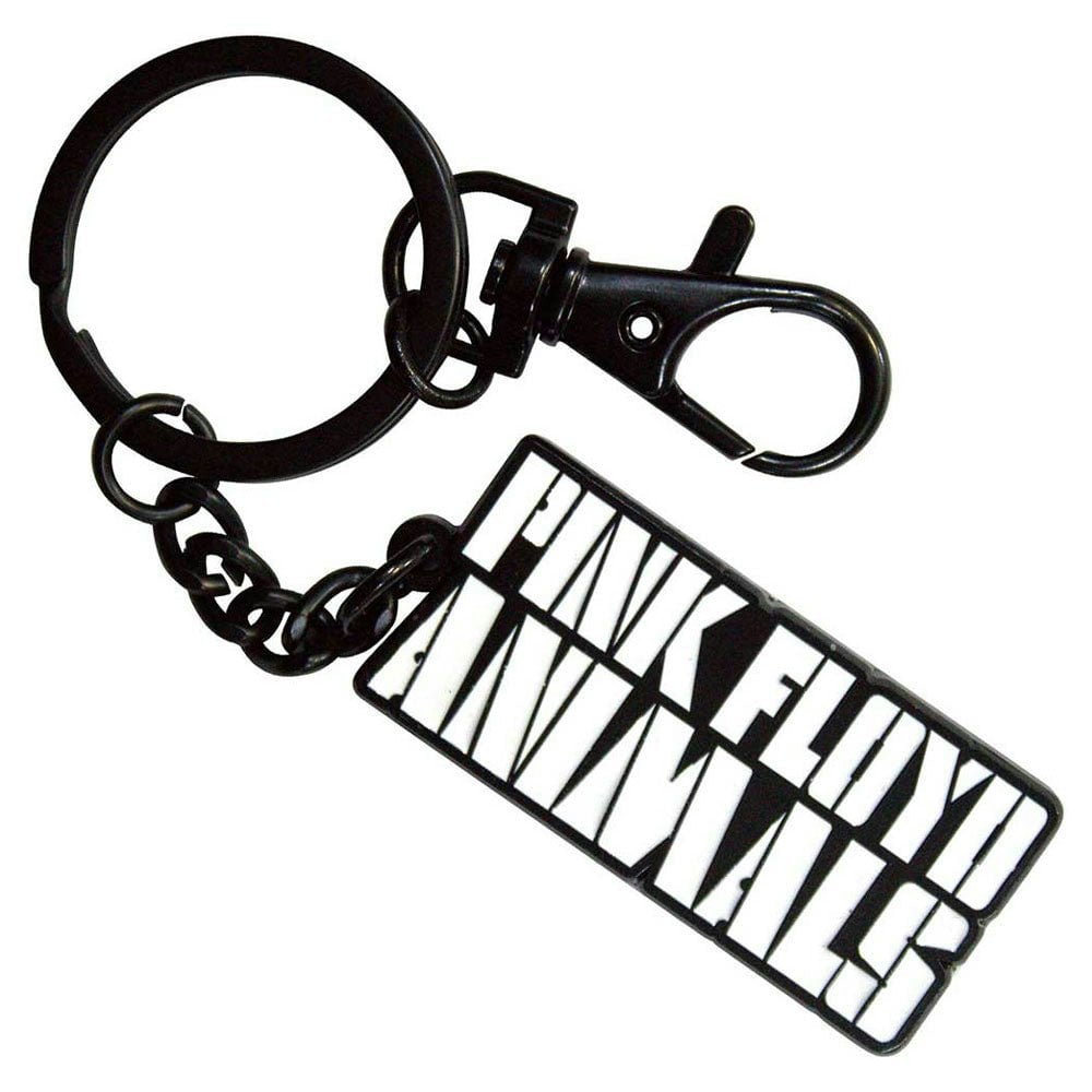 Paradiso Clothing Pink Floyd Animals Mono Text Logo Keyring Keychain