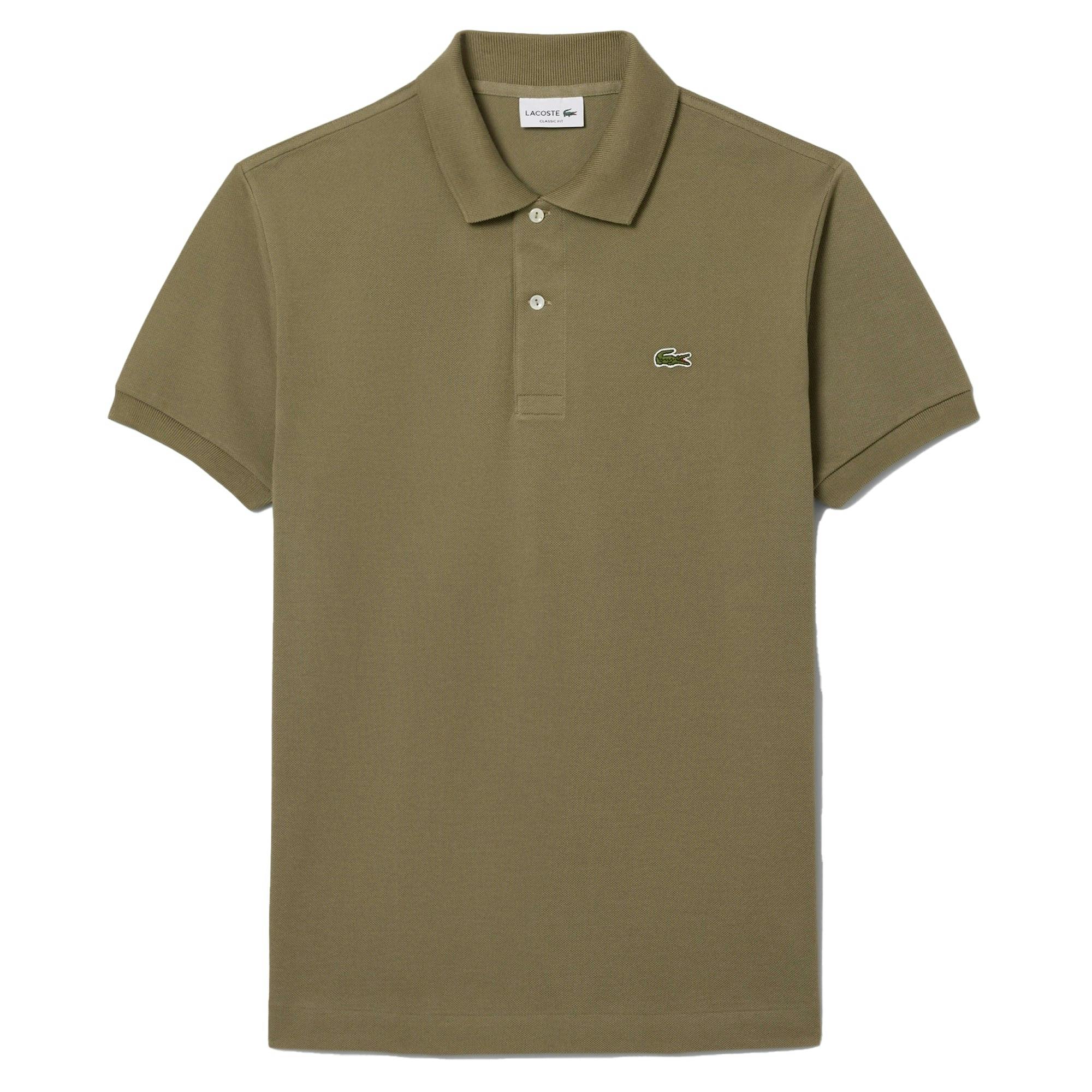 Lacoste Green Classic Fit Polo Shirt Khaki - M