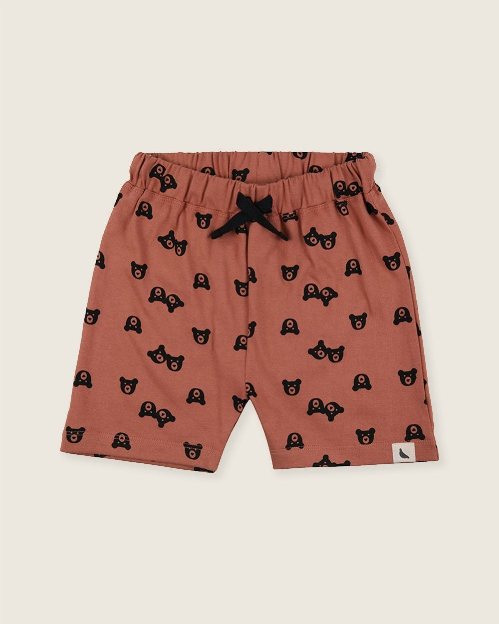 Turtledove London Red Bear Print Shorts - 0-6 Months