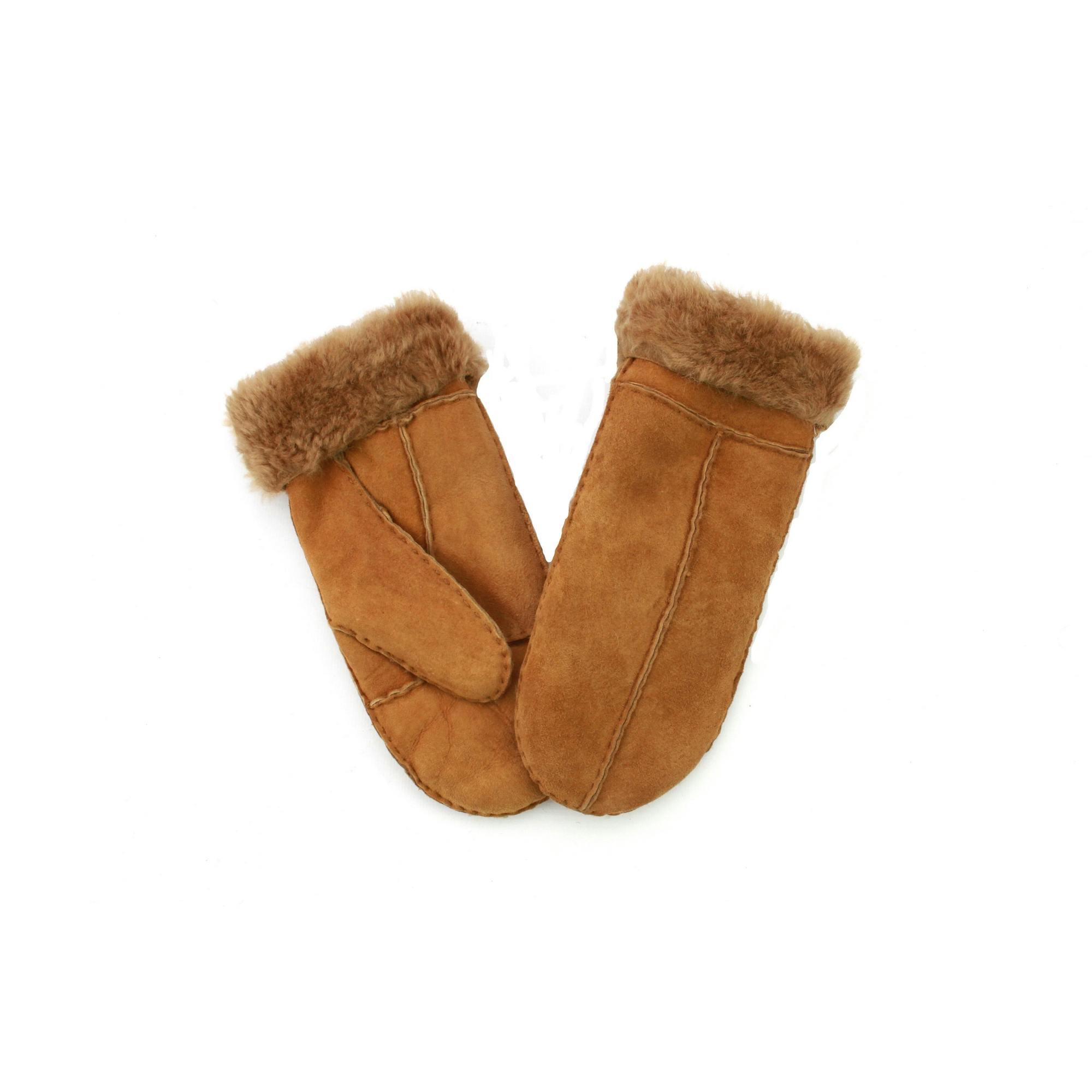 Eastern Counties Leather Kids Sheepskin Mittens - Tan/Toned - Tan/Toned - One Size - 80% Sheepskin/20% Wool