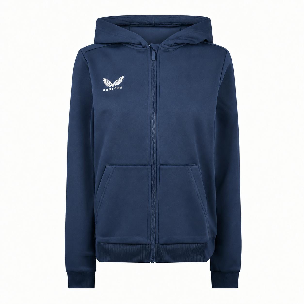 Castore Junior Zip Hoodie Hoody Navy - Xlb - 14+ Years