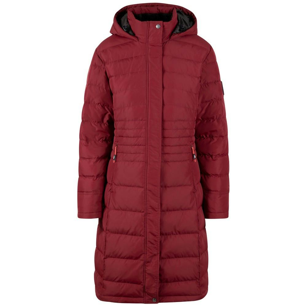 Trespass Women's Dark Bitsy Down Jacket - Cherry - S - Cherry - 100% Polyester