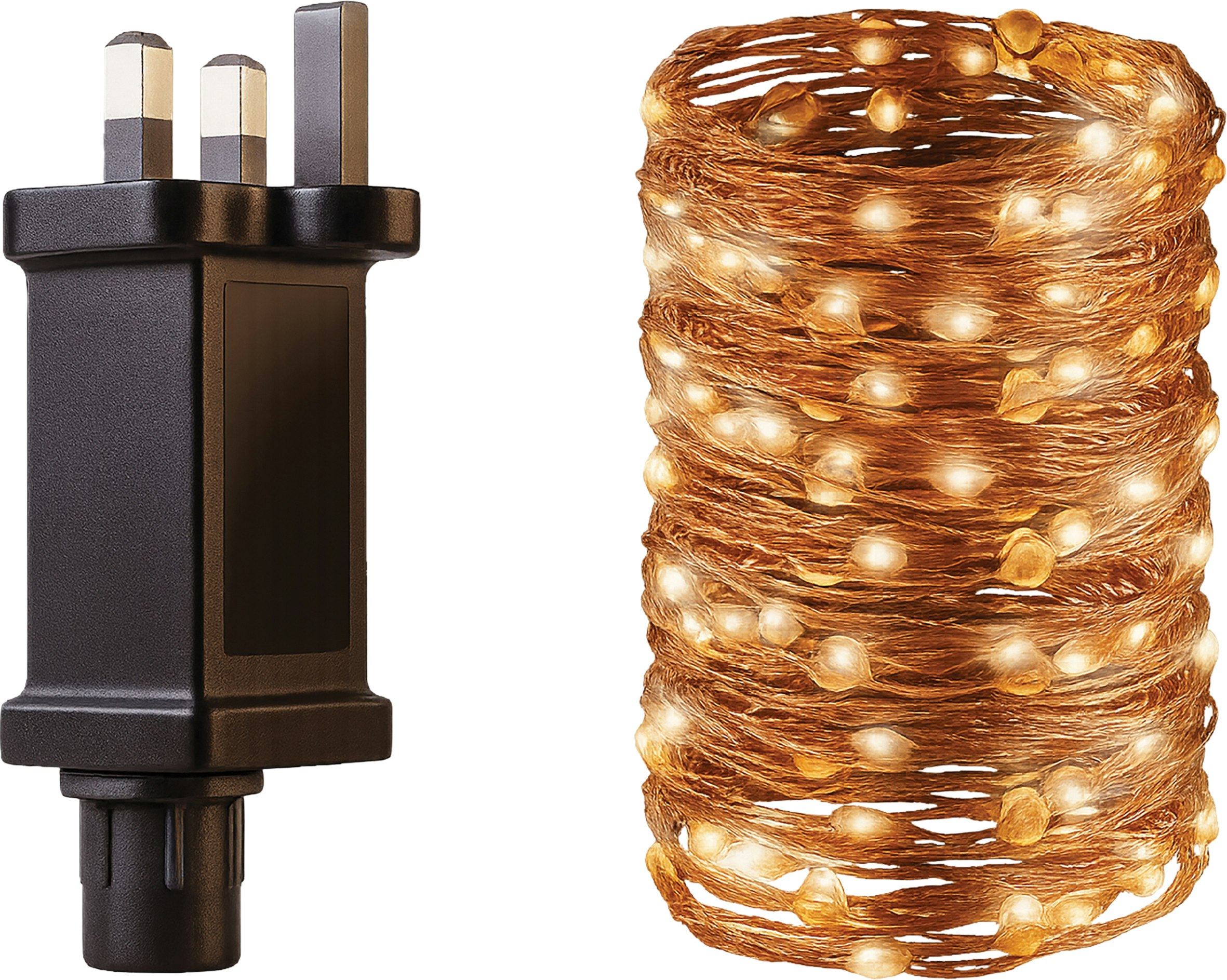 St Helens Light Plug-In Copper Wire S 20M, 200Leds
