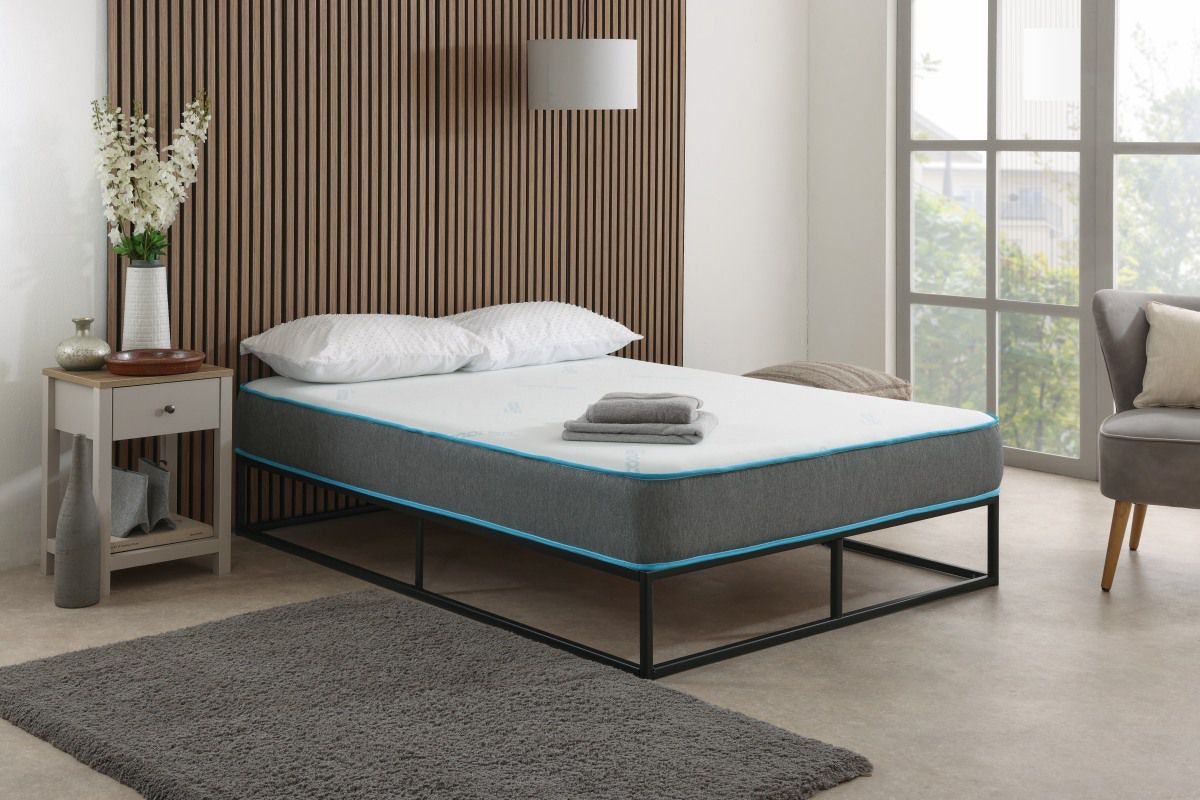 The Foam People Grey Superior Cooling Memory Foam Mattress - Advanced Cooling Foam Technology - 1 - 2Ft6 Shorty Small Single Mattress (75Cm X 175Cm)
