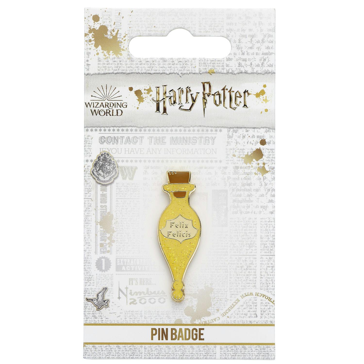 The Carat Shop Gold Harry Potter Felix Felicis Pin Badge