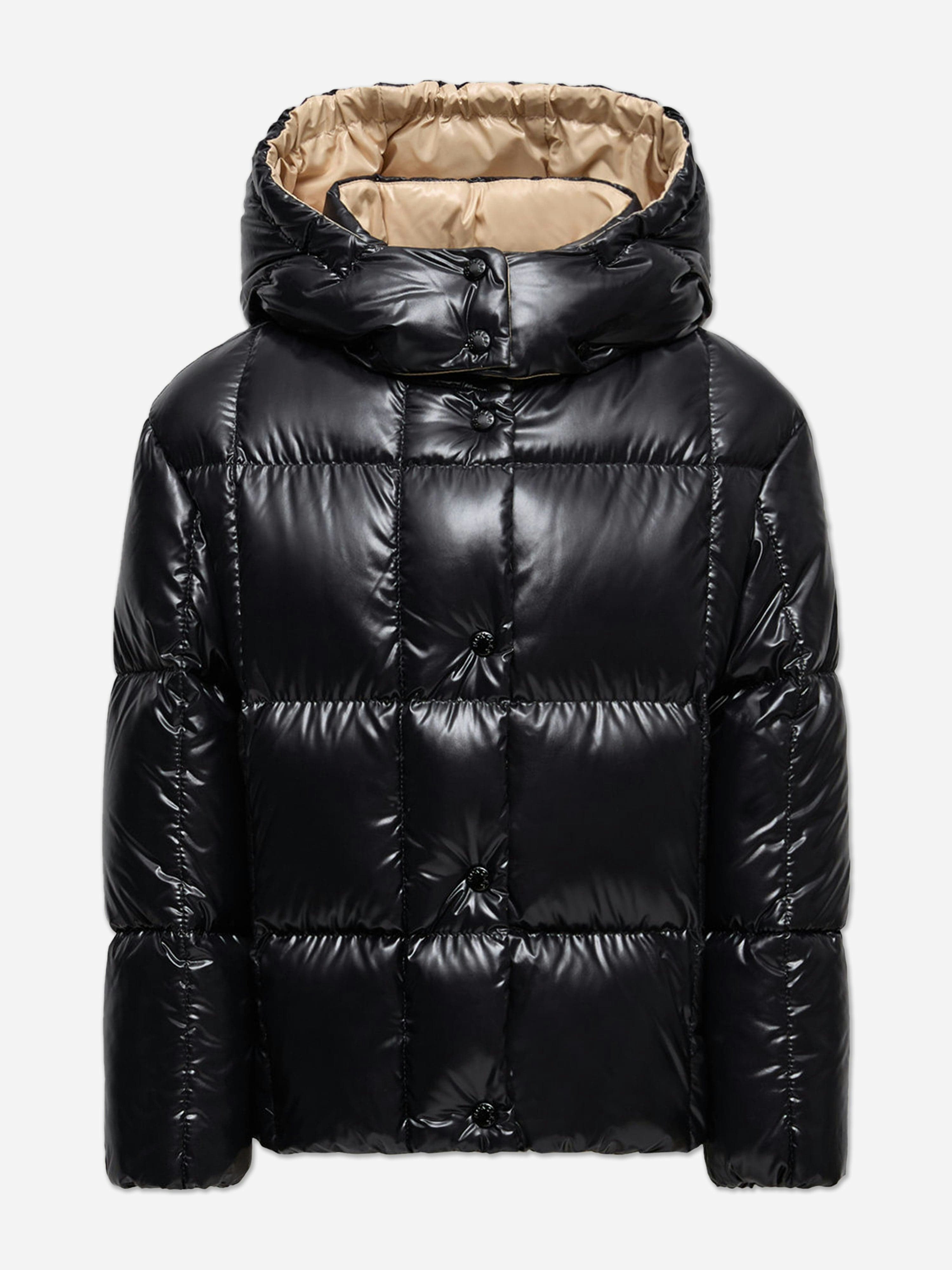 Moncler Enfant Girls Black Parana Down Padded Jacket In - 6 Yrs