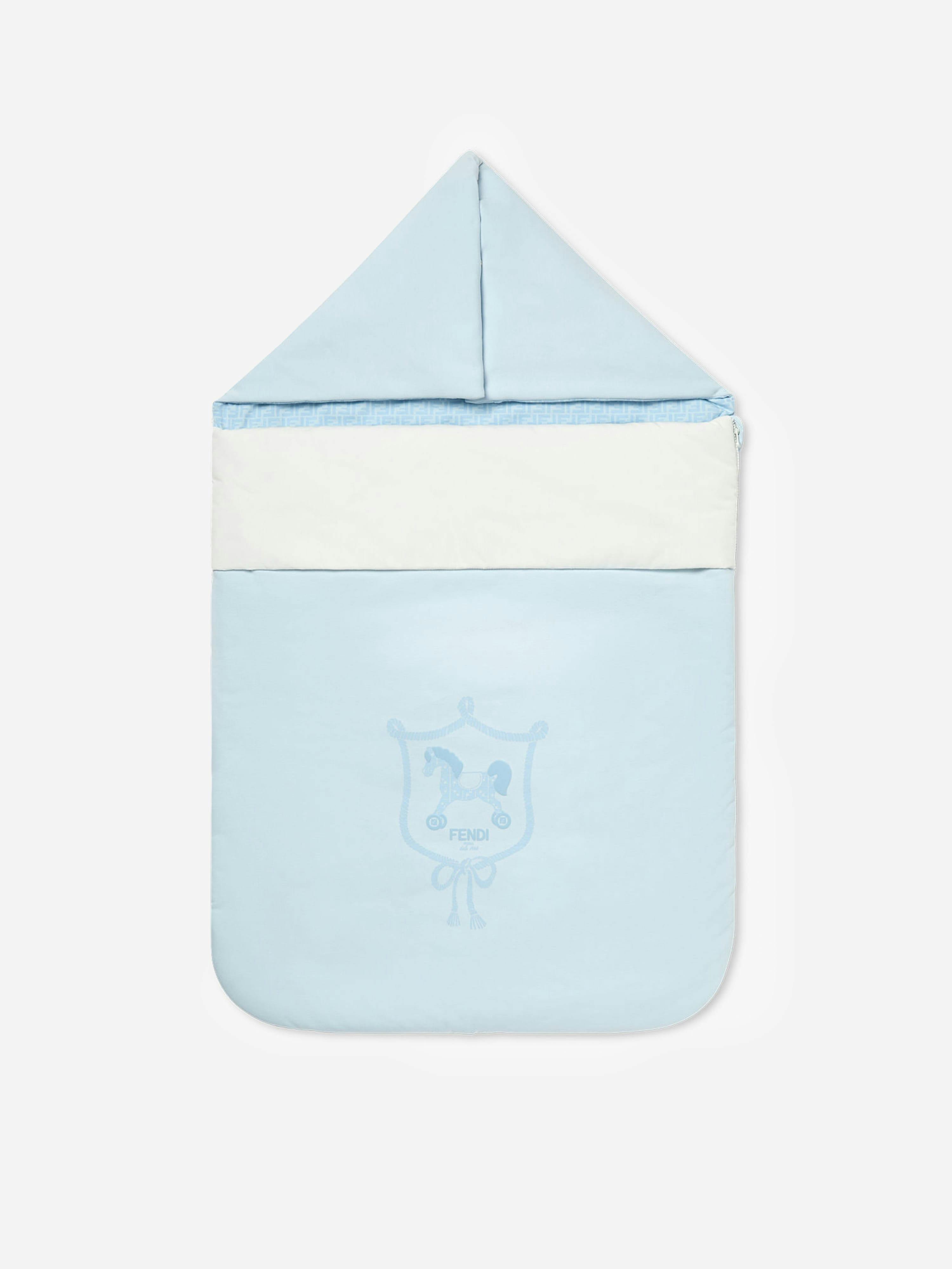 Rackhams Men's Blue Fendi Baby Boys Padded Cotton Nest In (88Cm) - One Size