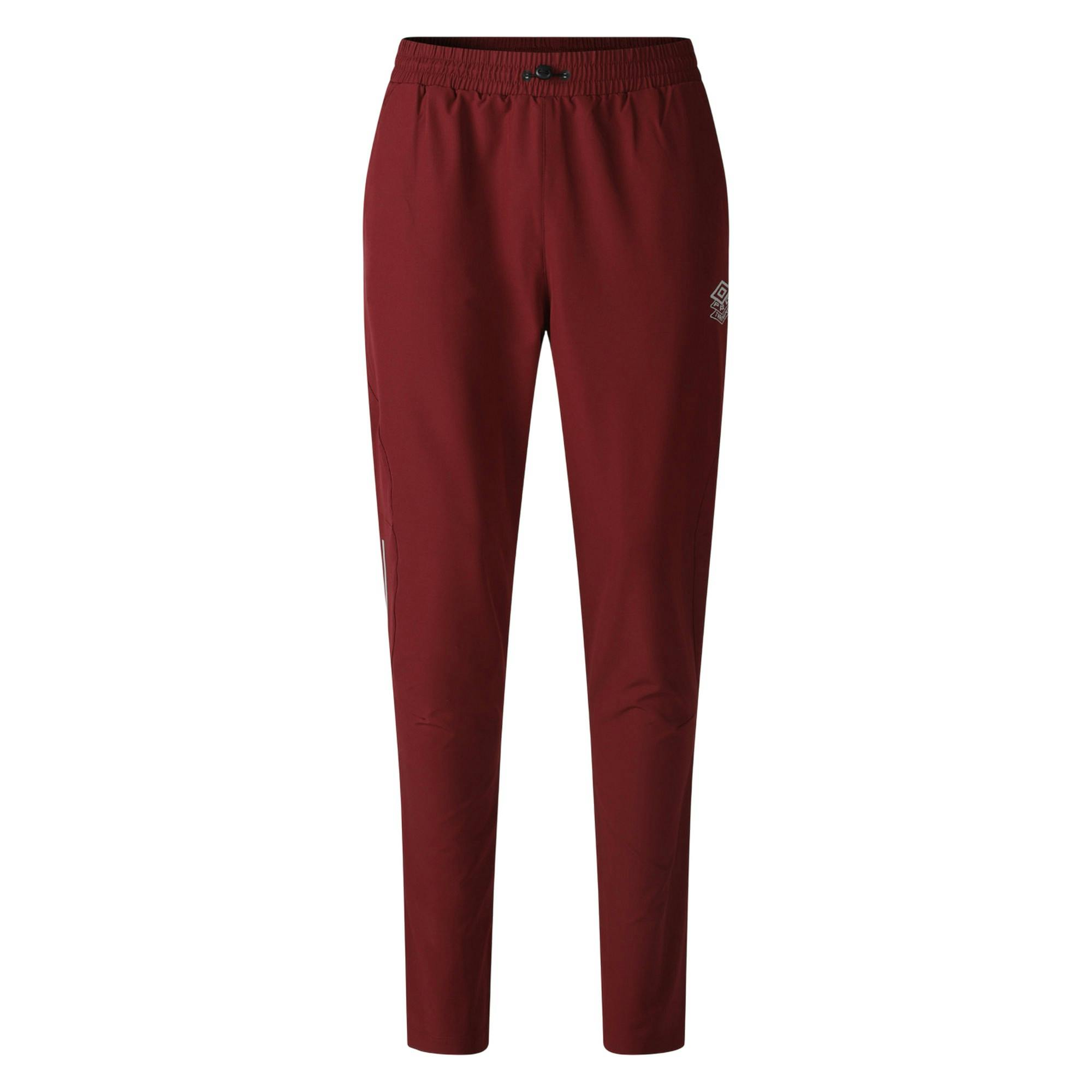Umbro Men's Pro Training Elite Hybrid Tracksuit Bottoms - Cabernet - M - Cabernet - 100% Mixed
