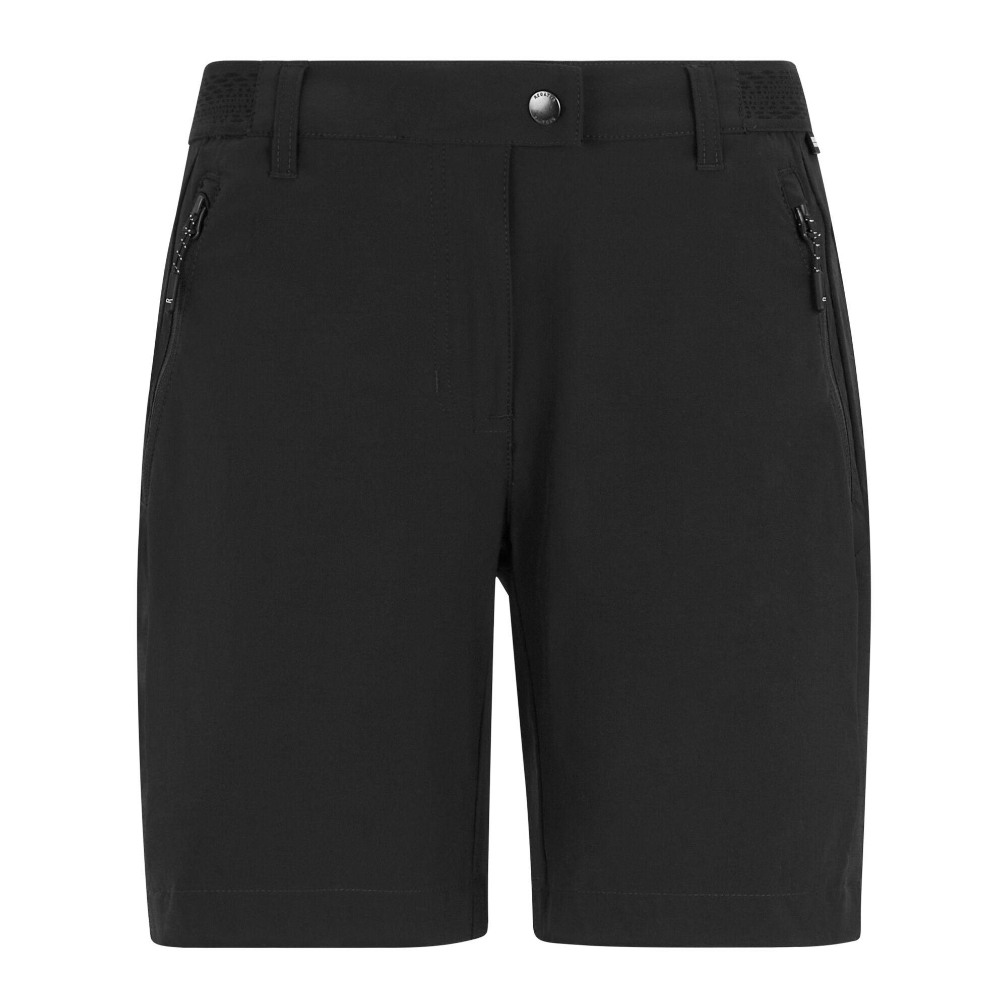 Regatta Women's Black Mountain Ii Shorts - / - 10 Uk - / - 90% Polyamide/10% Elastane