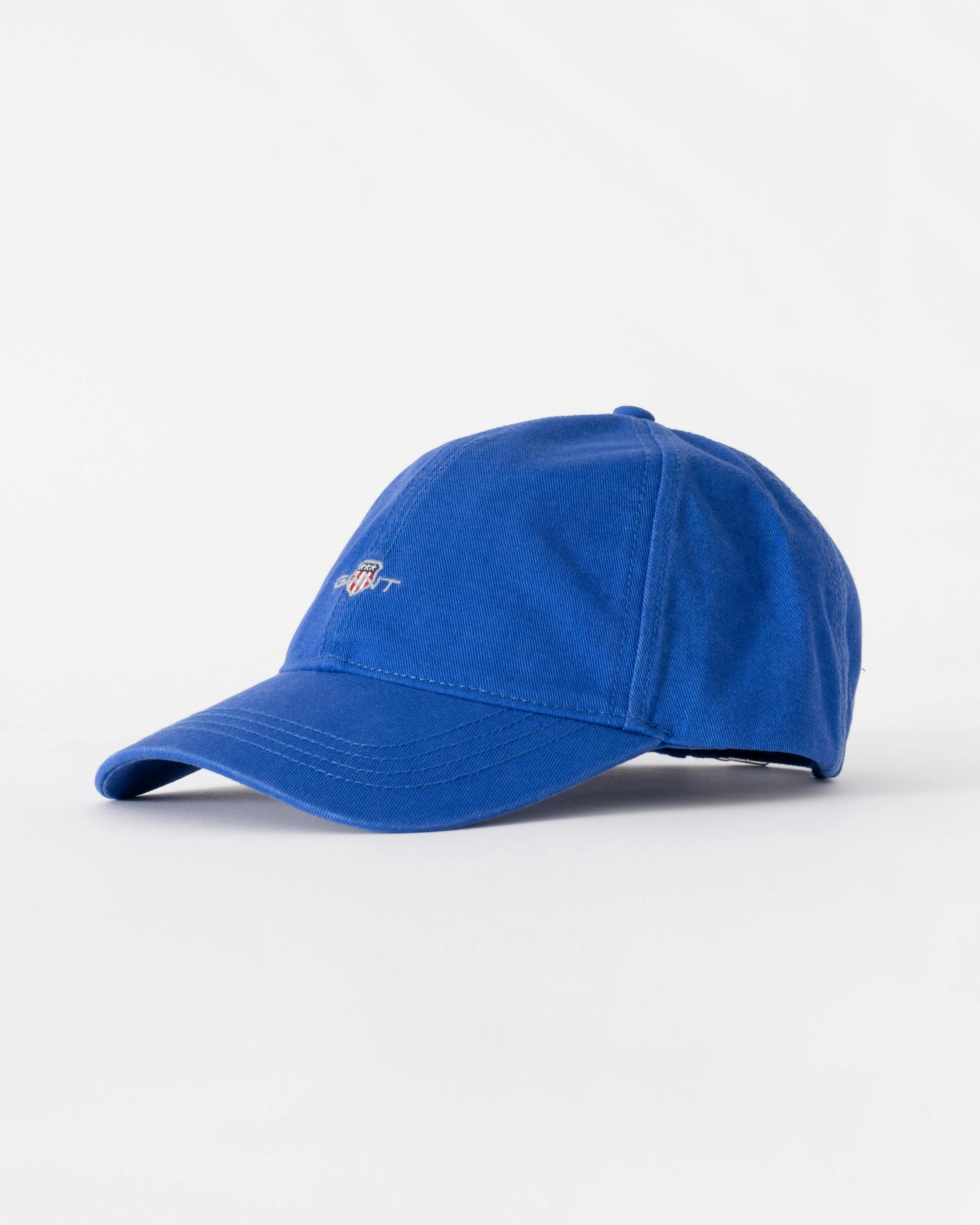 Gant Men's Blue Shield Logo Cotton Twill Cap - 417 Royal - 417 Royal - One Size