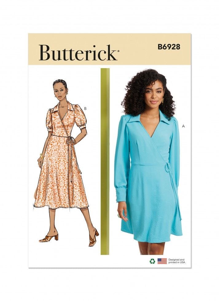 Butterick Women's Sewing Pattern 6928, Dresses For B5 (8-10-12-14-16) - Easy - Y5 (18-20-22-24-26)