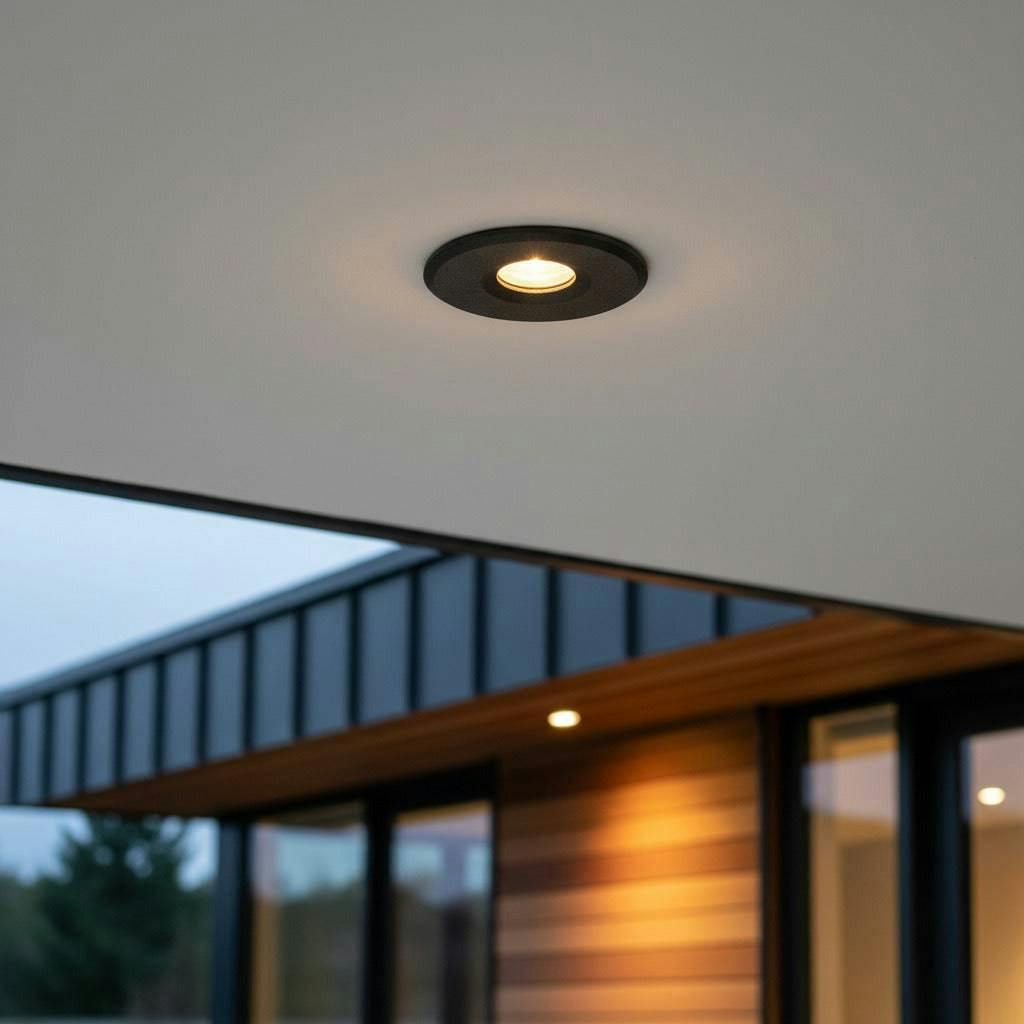 Ultra Beam Lighting Black 3 Watt Small Outdoor Downlight