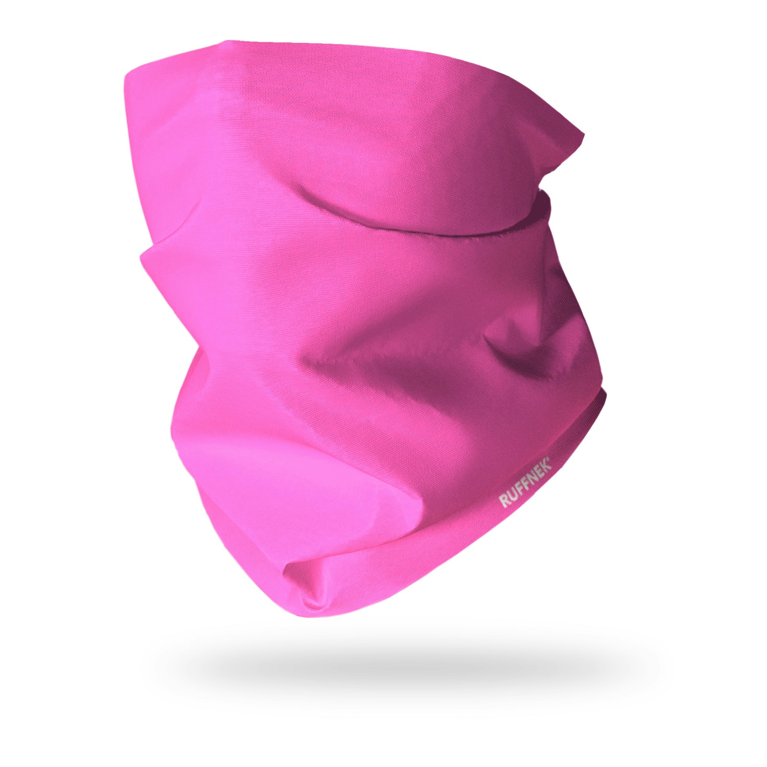 Ruffnek Pink Fluorescent Snood Tube Scarf - Neon