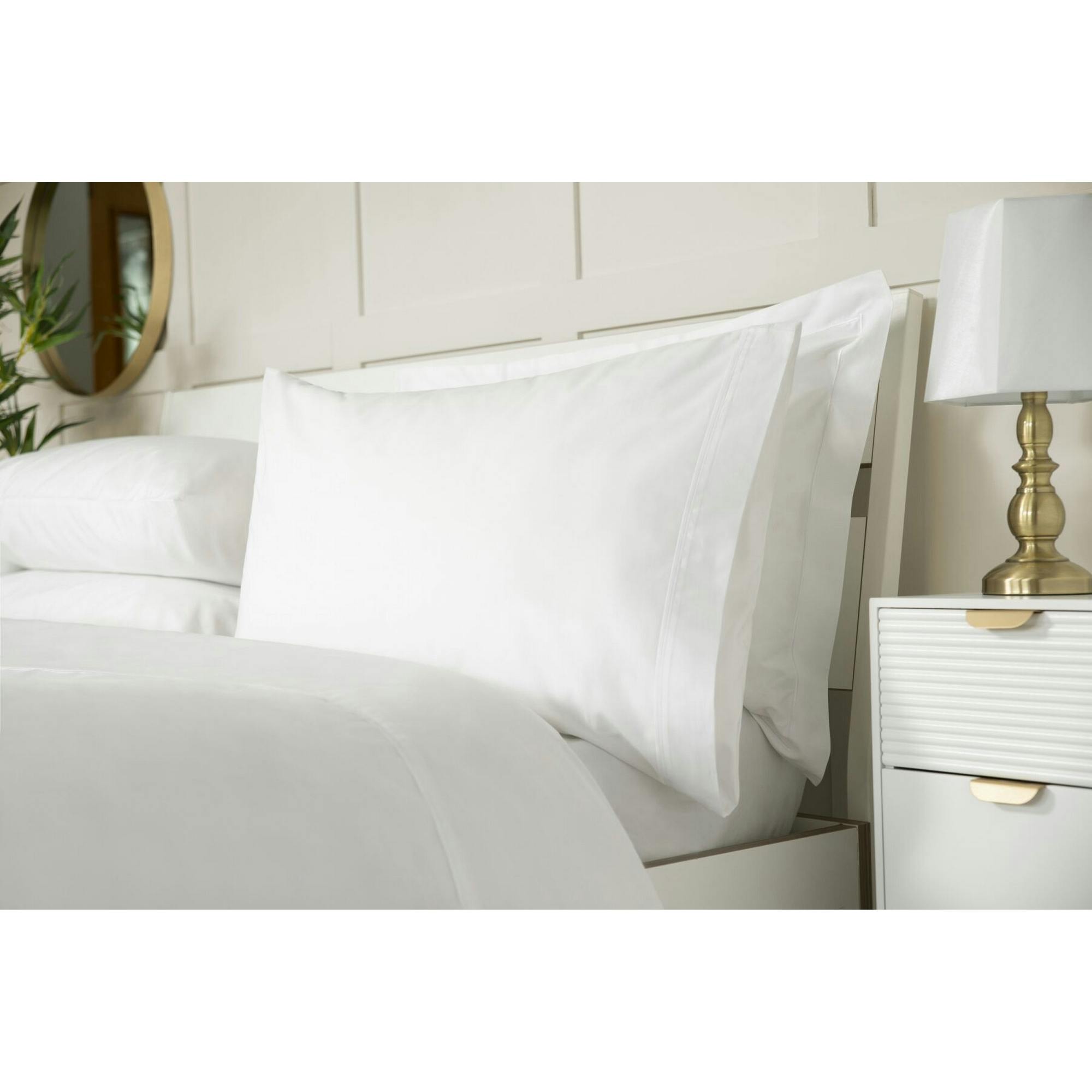 Belledorm White Egyptian Cotton Deep Fitted Sheet - Single - 100% Egyptian Cotton