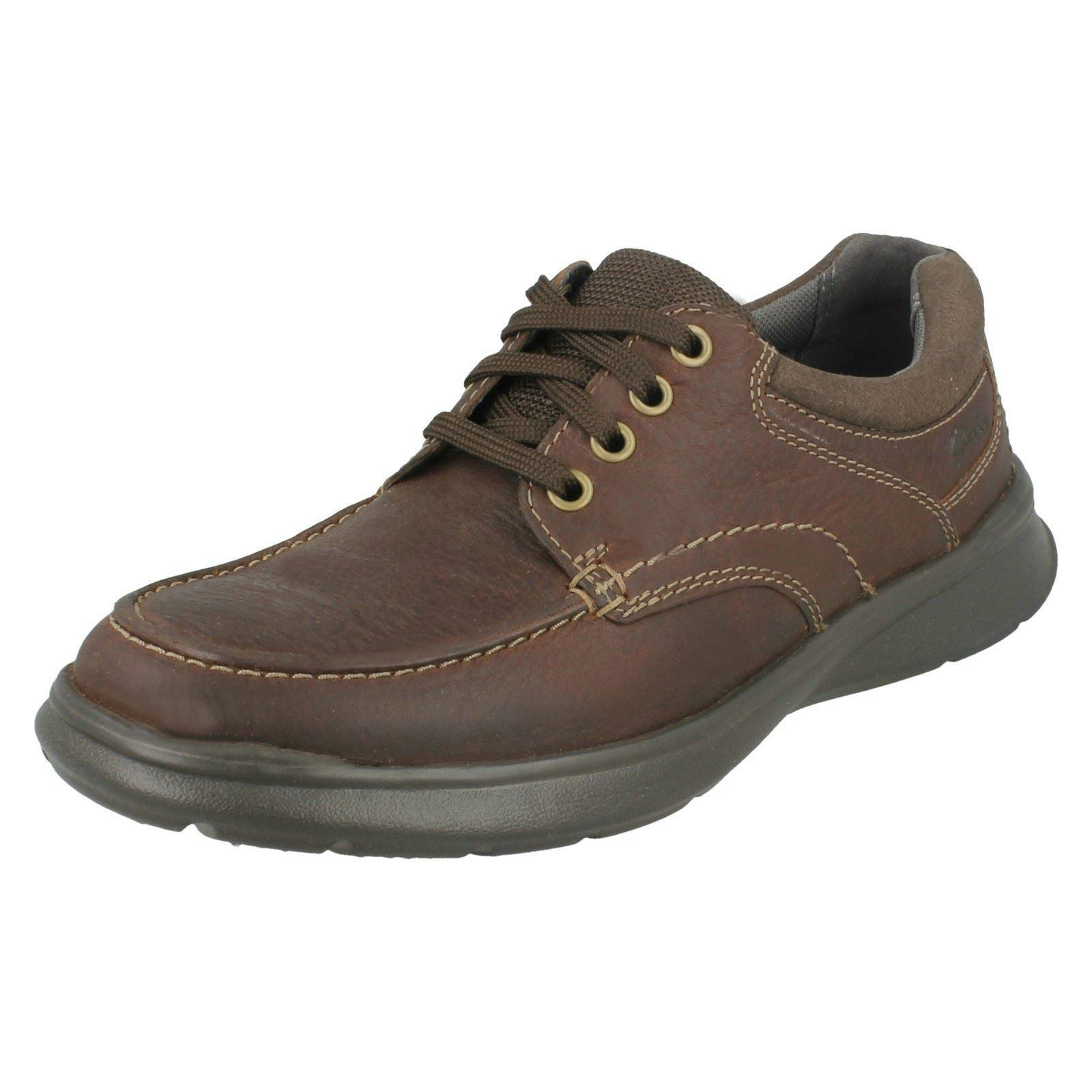 Clarks Men's Brown Casual Shoes Cotrell Edge - Oily - Uk 10.5 - G