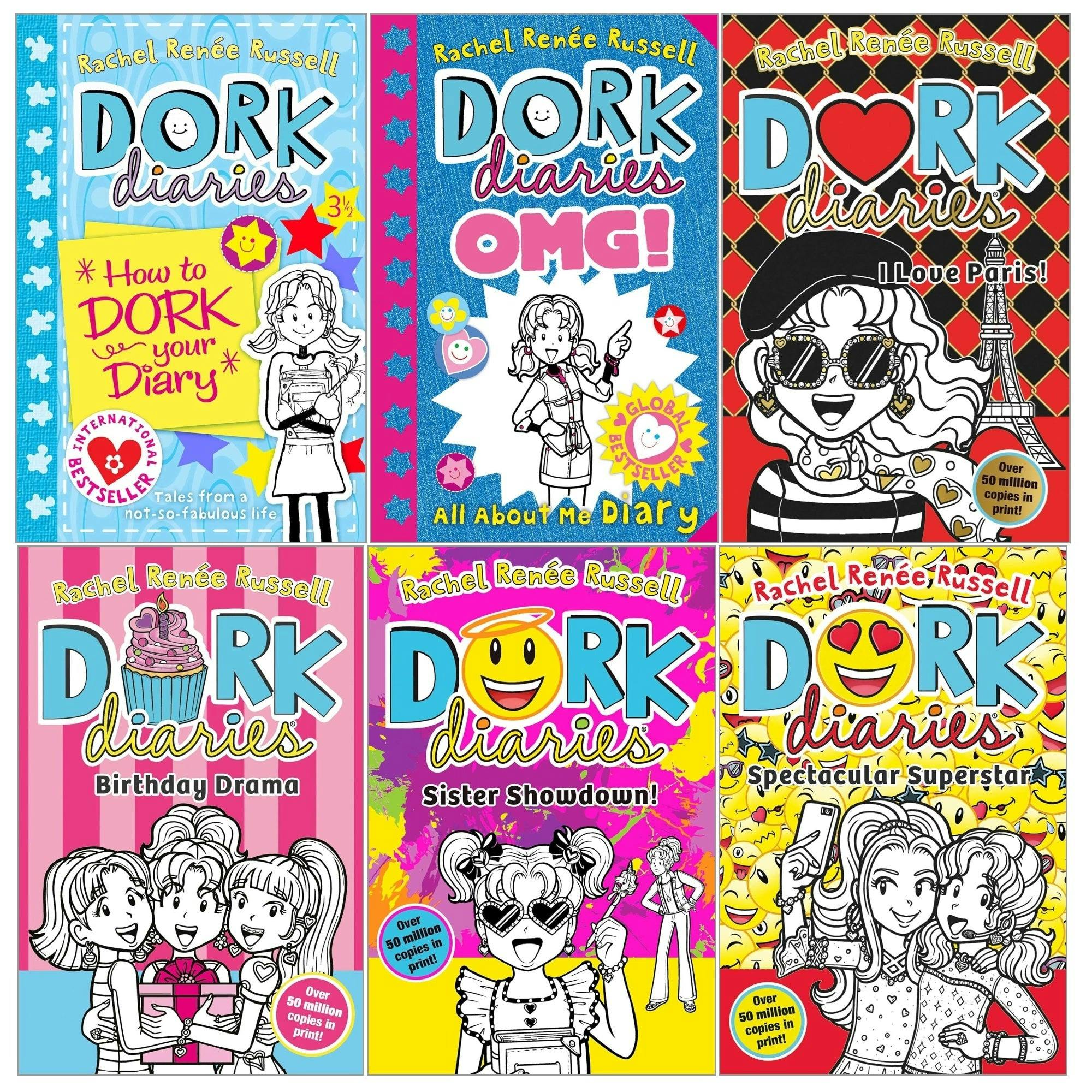 Rachel Renee Russell Dork Diaries Series 6 Books Collection Set Birthday Dram - Image 13