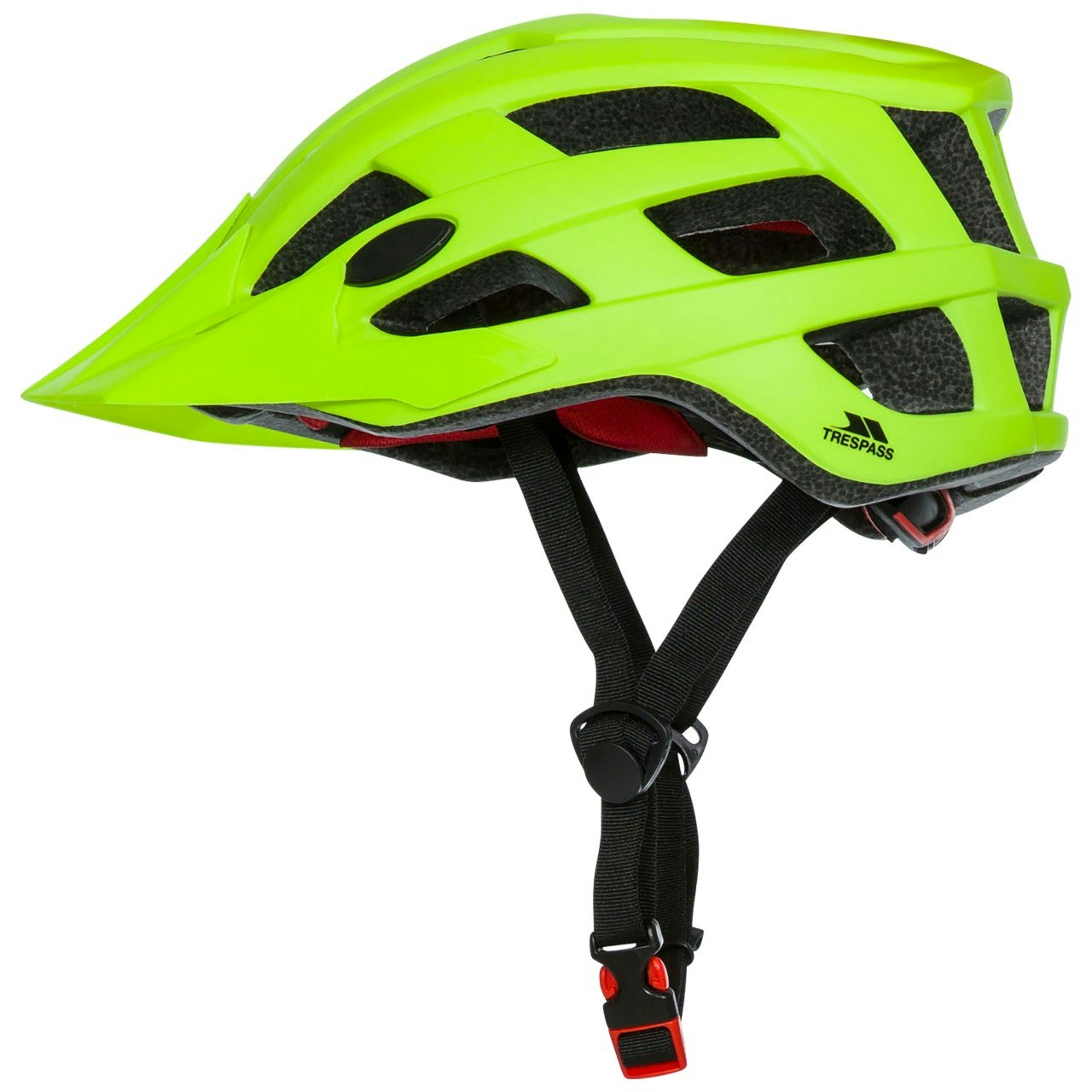 Trespass Yellow Adults Zrpokit Cycle Helmet - Hi Visibility - M - Hi Visibility
