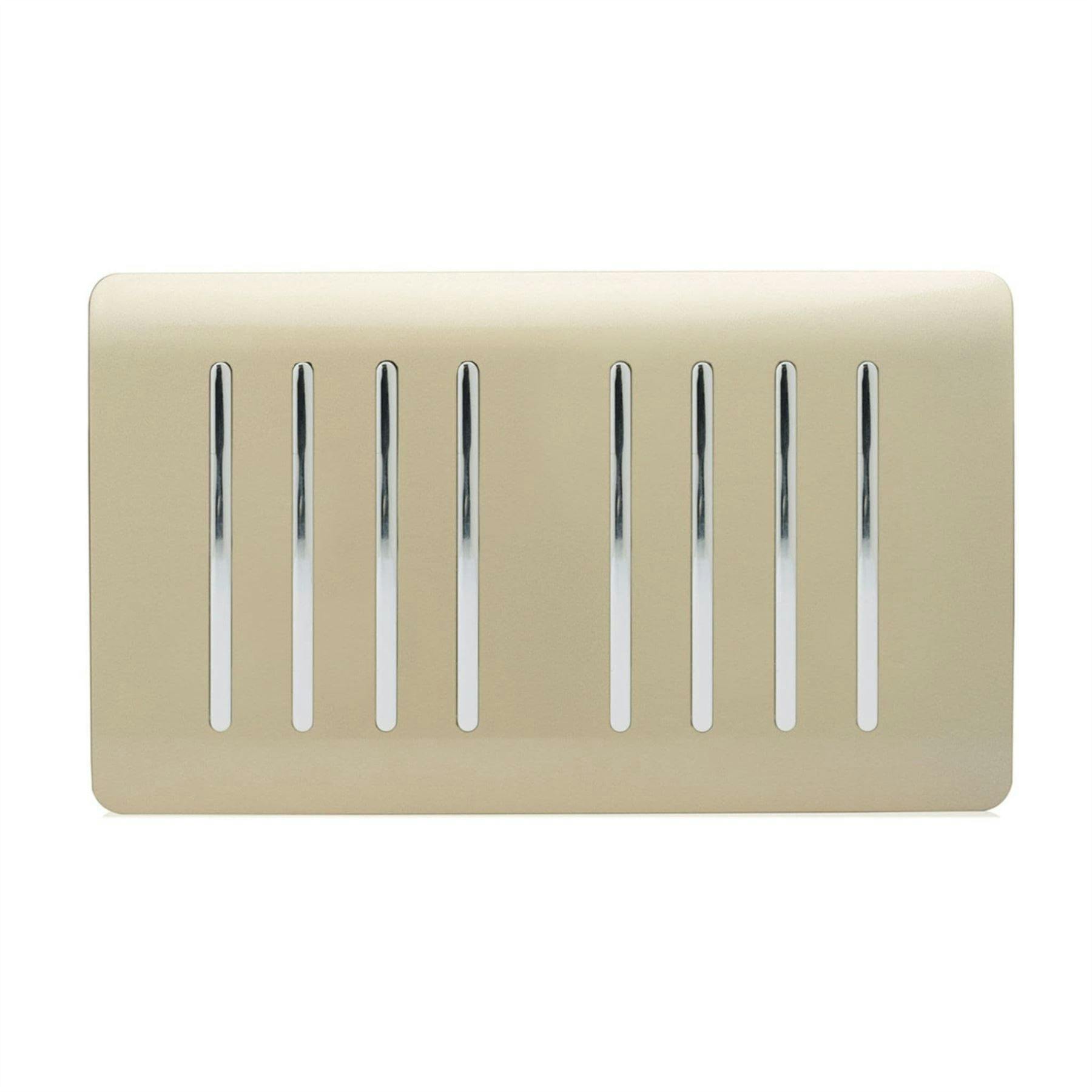 B&Q -  Switch Champagne Gold 8 Gang 1 Or 2 Way Light SwitchArt-Ss88Go - Image 5