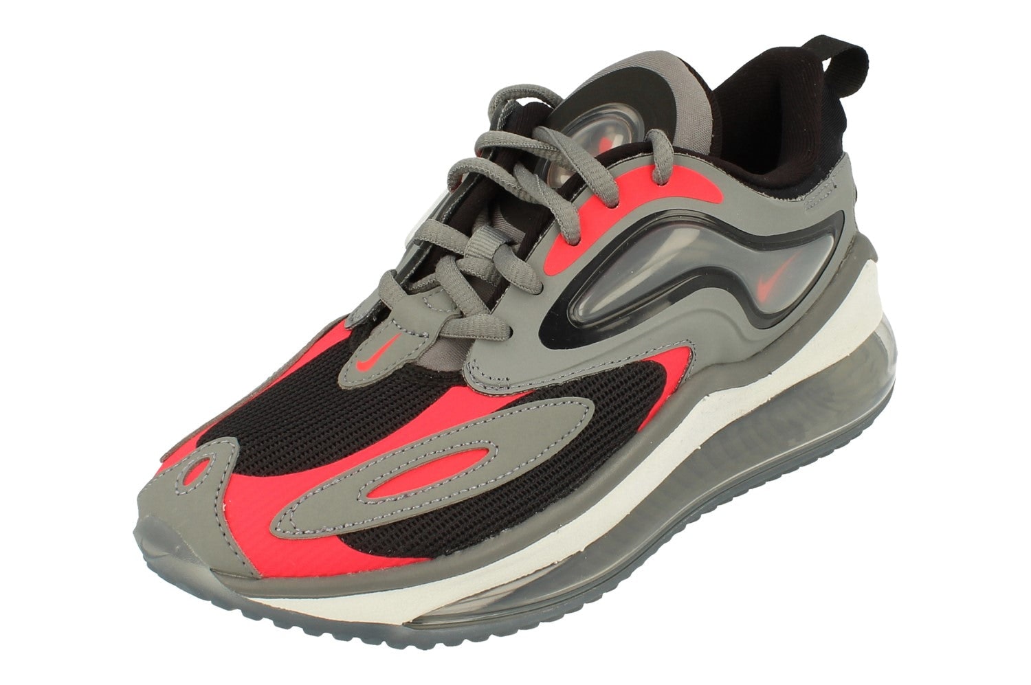 Nike Boys Grey/Red/Black Air Max Zephyr Gs Cn8511 003 - Uk 5.5 | Us 6Y | Eu 38.5