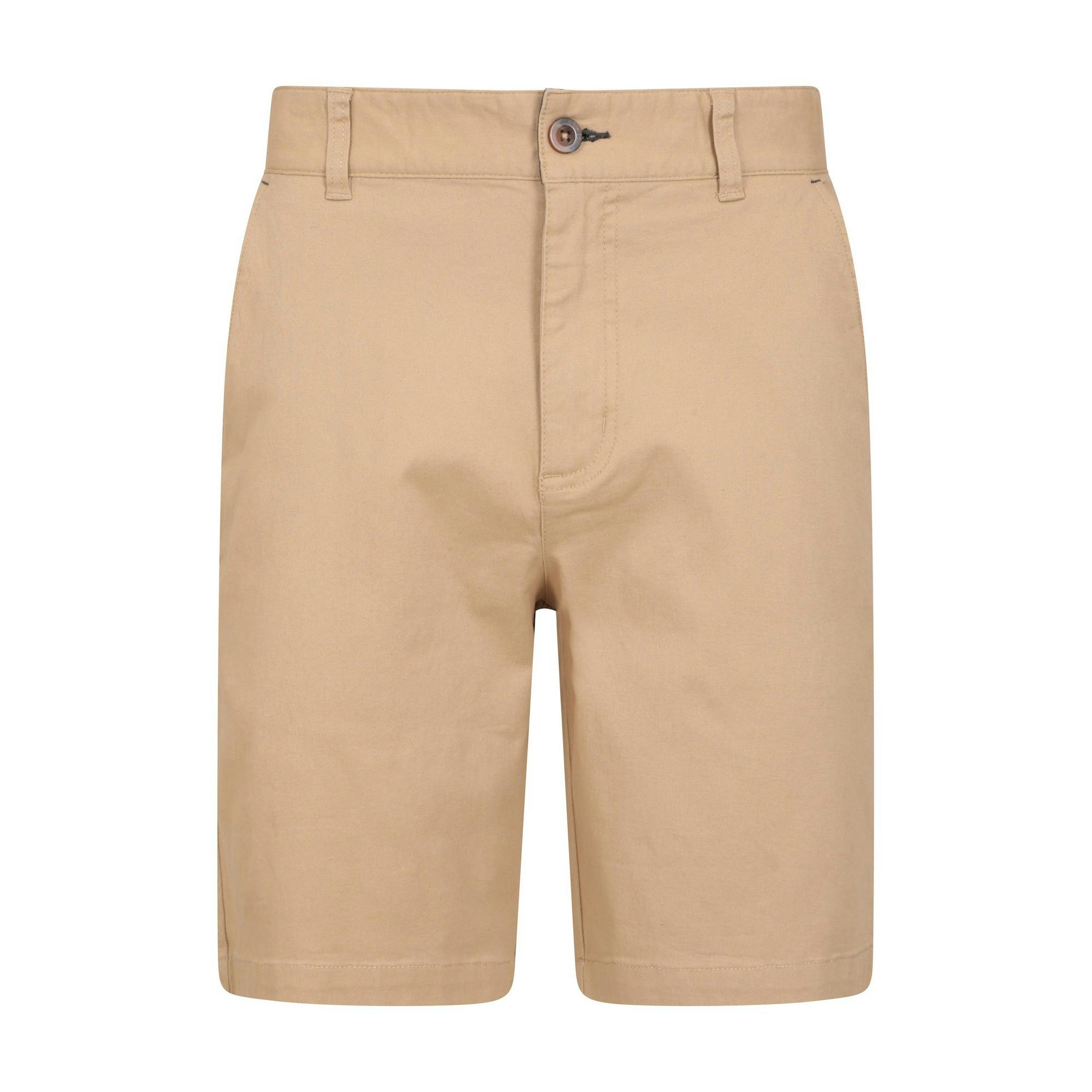 Mountain Warehouse Men's Light/Beige Organic Chino Shorts - 46R - 100% Cotton