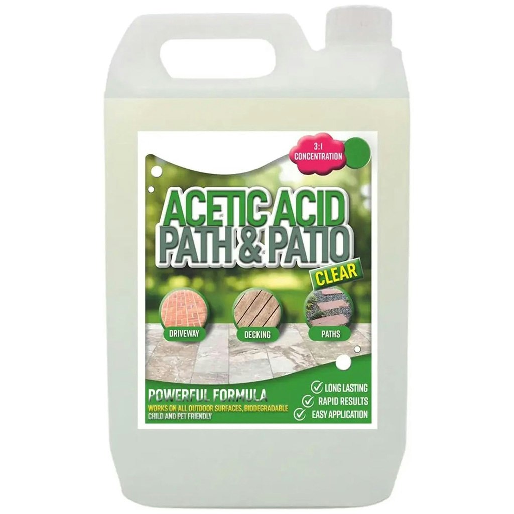 Storm Trading Group Strong Garden Acetic Acid Vinegar Concentrated Outdoor Cleaner - 1 X 5L