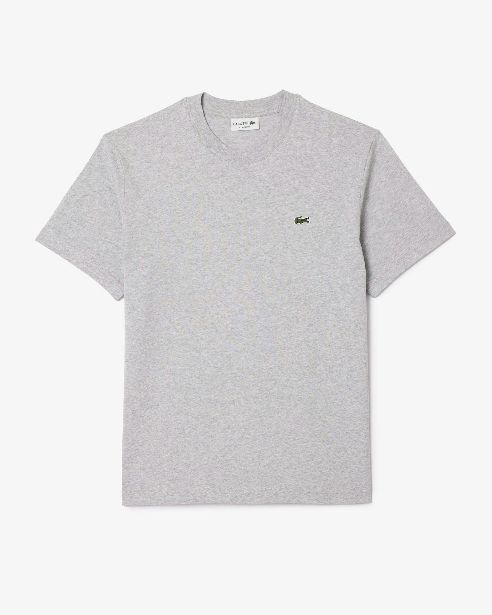 Lacoste Men's Silver Classic Fit Cotton Jersey T-Shirt - Chine Cca - Chine Cca - M