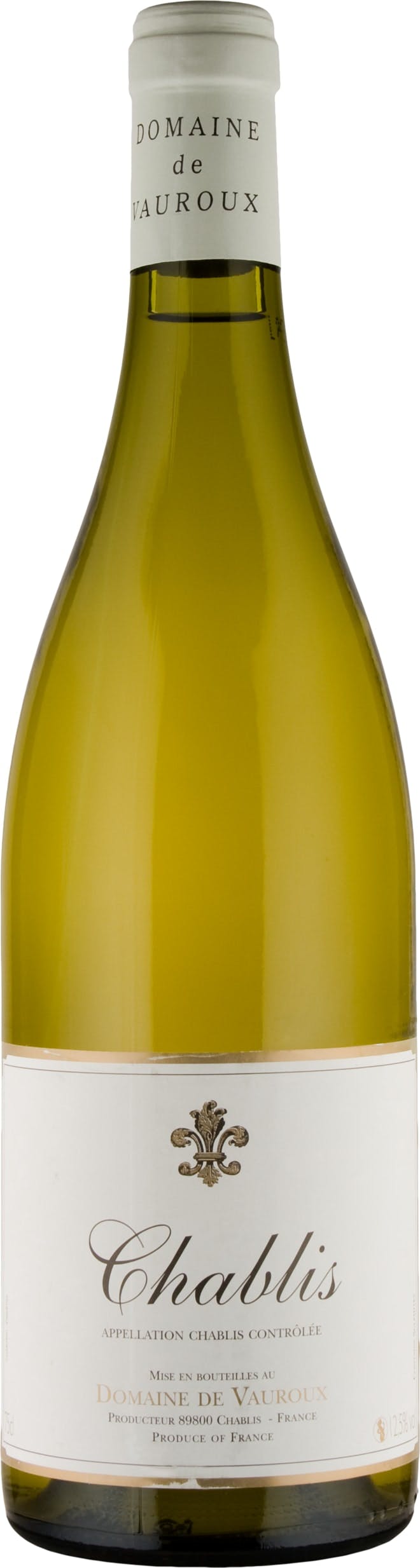Various Wine White Domaine De Vauroux Chablis 2024 75Cl - Pack Of 6