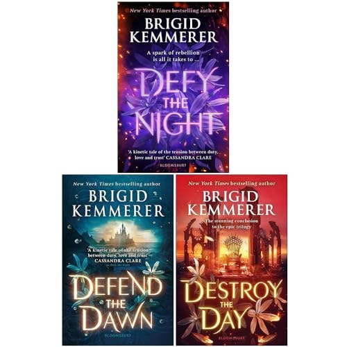 Bloomsbury Defy The Night Series Book Set By Brigid Kemmerer Defy The Night, Defend The Dawn, Destroy The Day Size 3