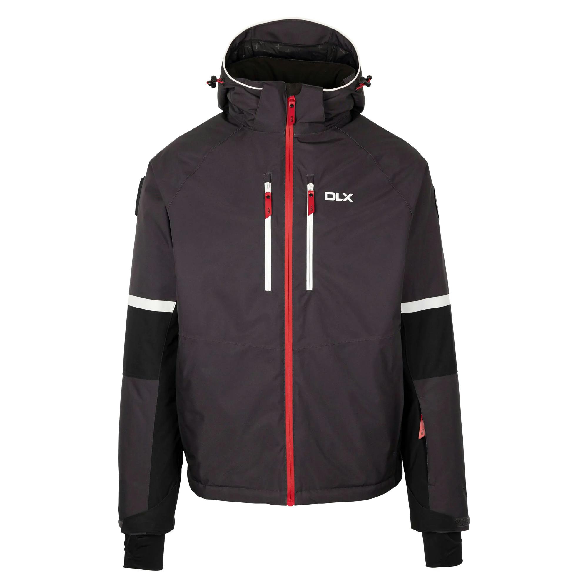 Trespass Men's Dark/Grey Mackle Dlx Ski Jacket - Xl - 100% Polyester