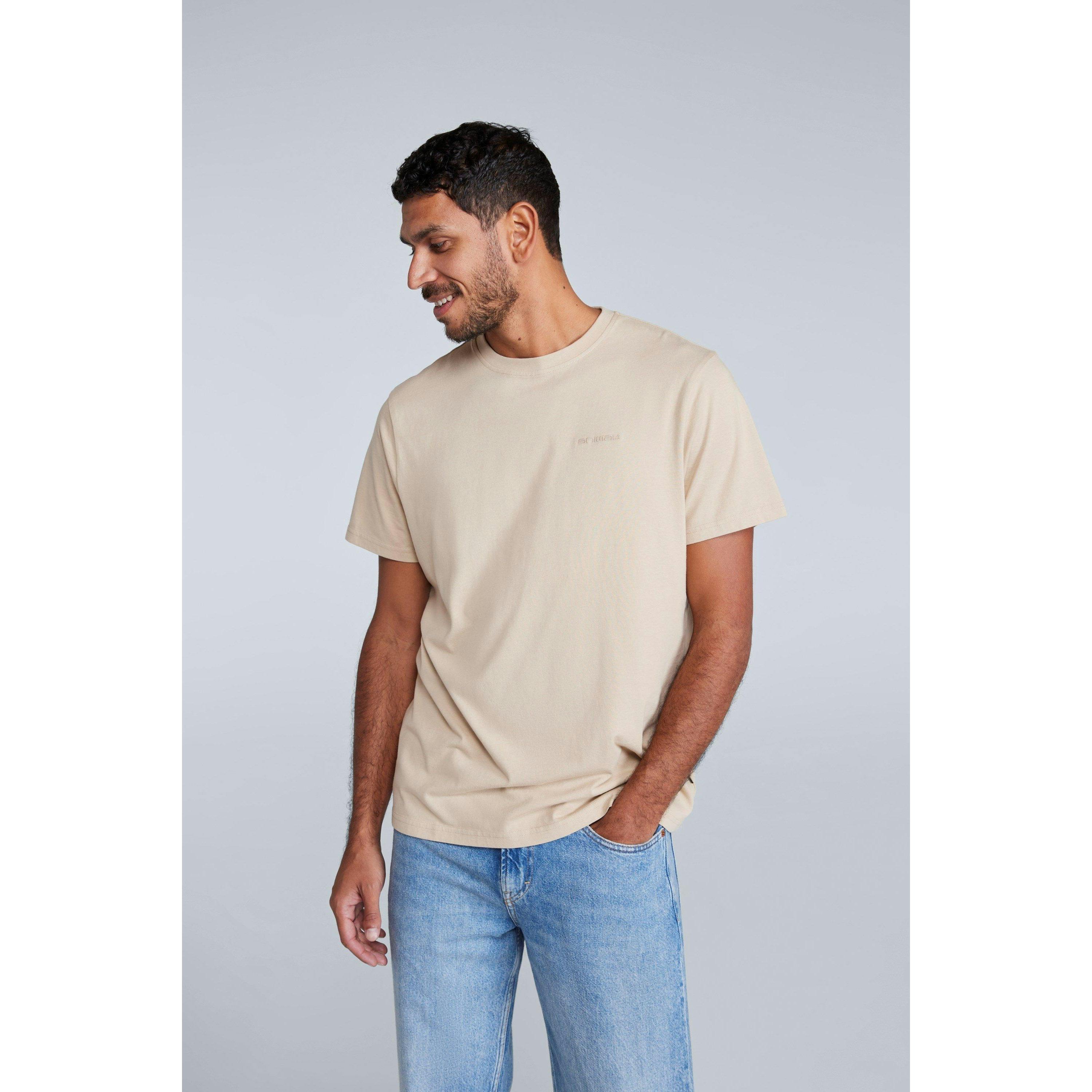 Animal Men's Beige Icon Organic T-Shirt - Xs - 100% Mixed