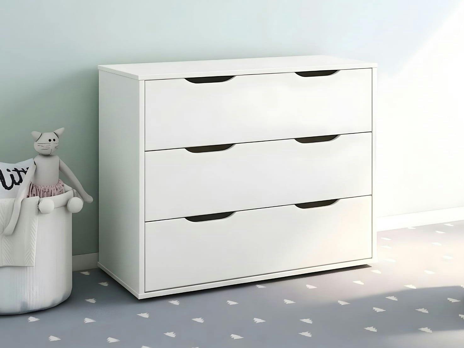 Rackhams White Nora Chest Of 4 Drawers