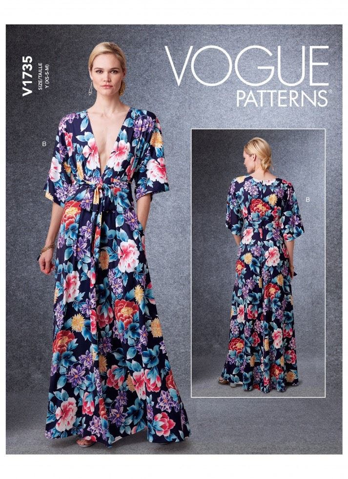 Vogue Patterns V1735ZZ Misses Dress, White, ZZ (L-XL-XXL) - Image 3