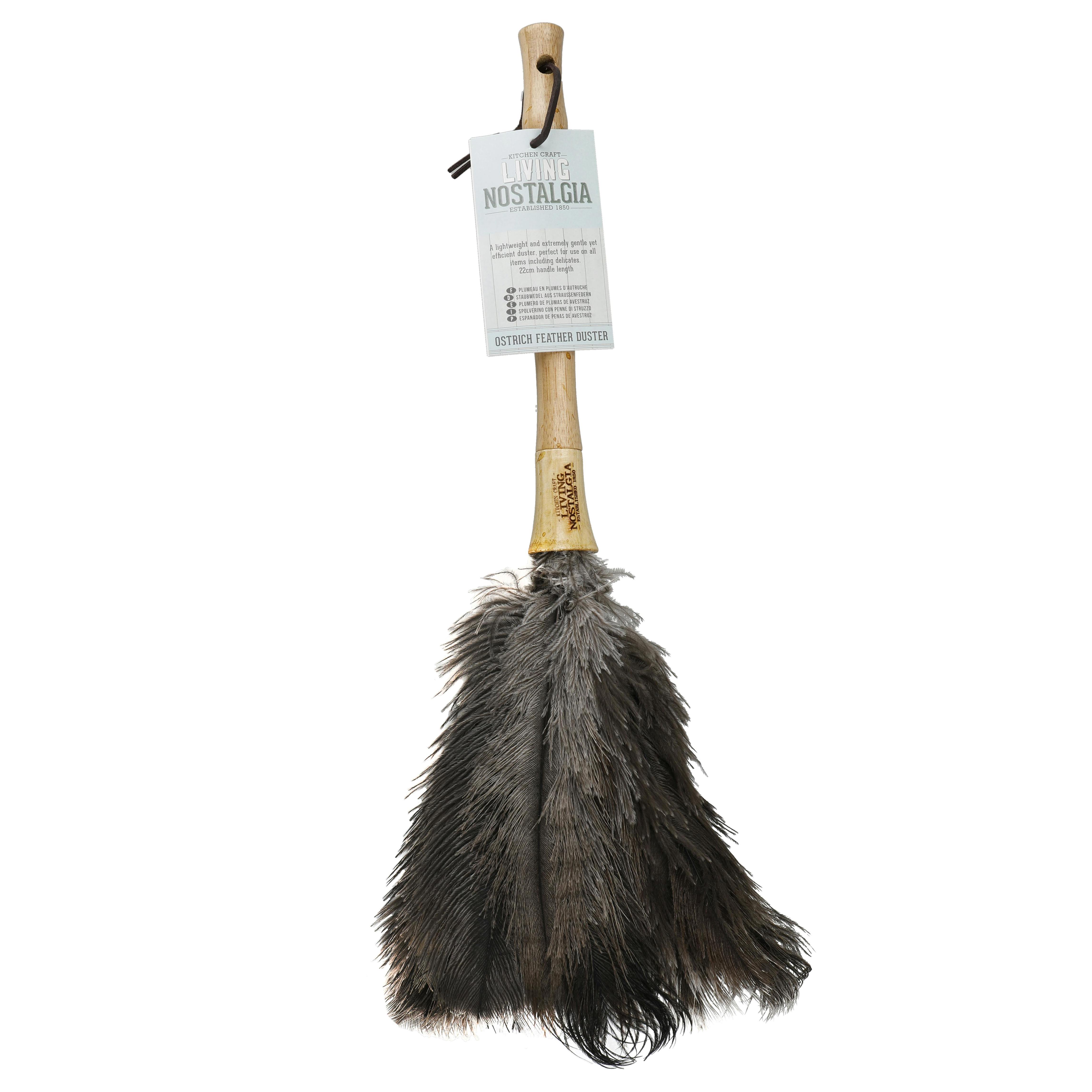Rackhams Light Living Nostalgia Genuine Natural Ostrich Feather Duster - Multicolour