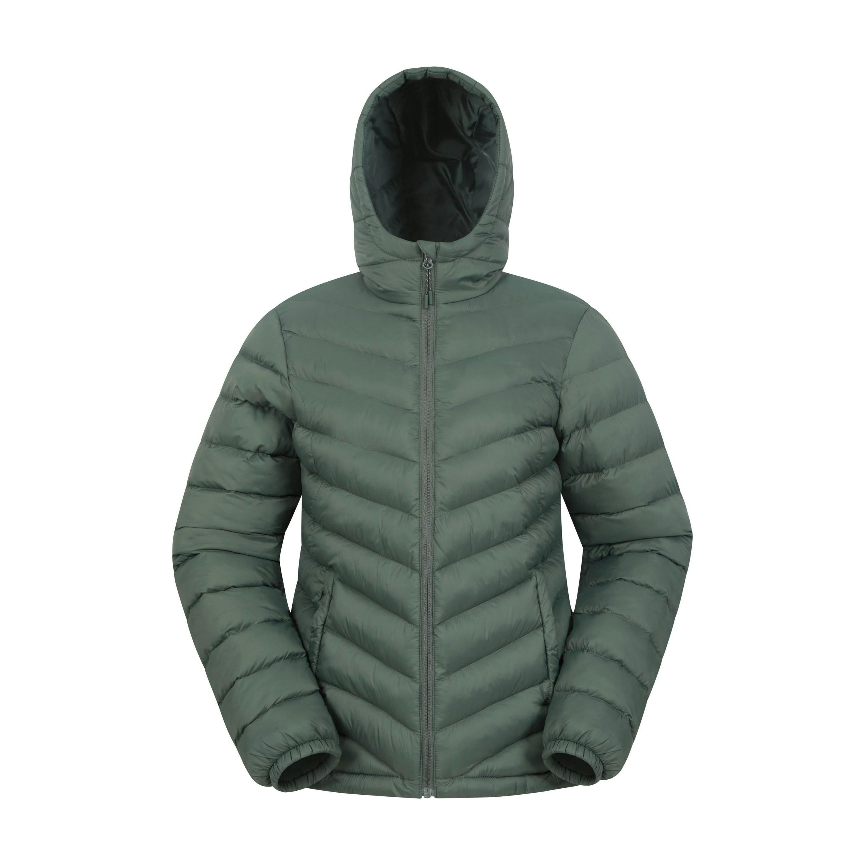 Mountain Warehouse Women's Light Seasons Padded Jacket - Khaki - Khaki - 22 Uk - 100% Polyamide