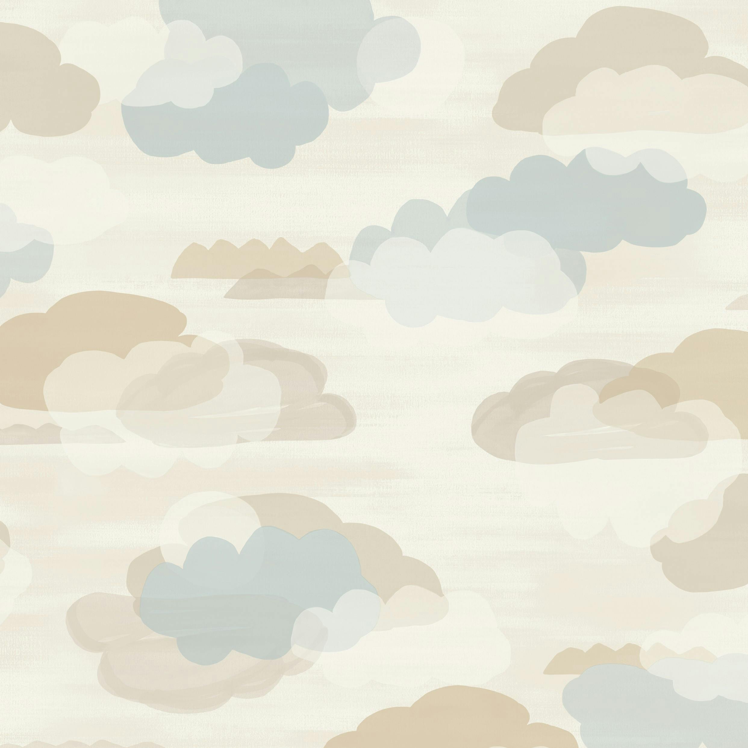 Grandeco - Wallpaper - Fluffy Clouds - Neutral - Embossed - Image 2