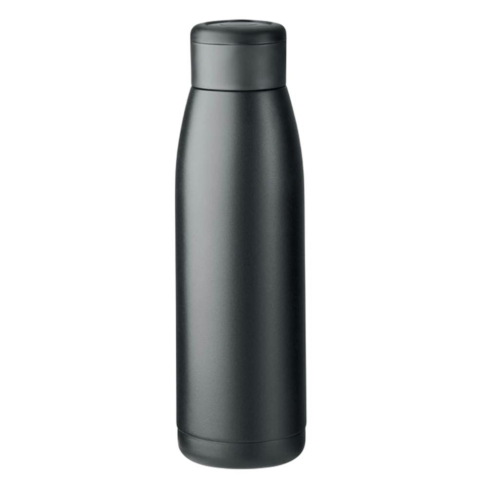 Midocean Black Calefrio Double-Walled 400Ml Bottle - One Size