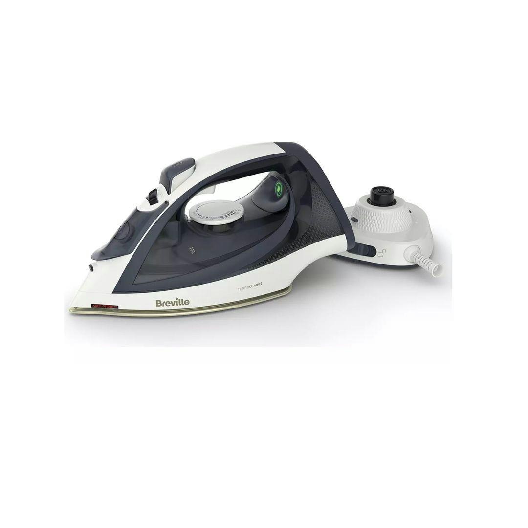 Breville Vin439 Turbo Charge Cordless Iron 2600W Steam Shot Navy - 1 - Cordless Iron - Navy