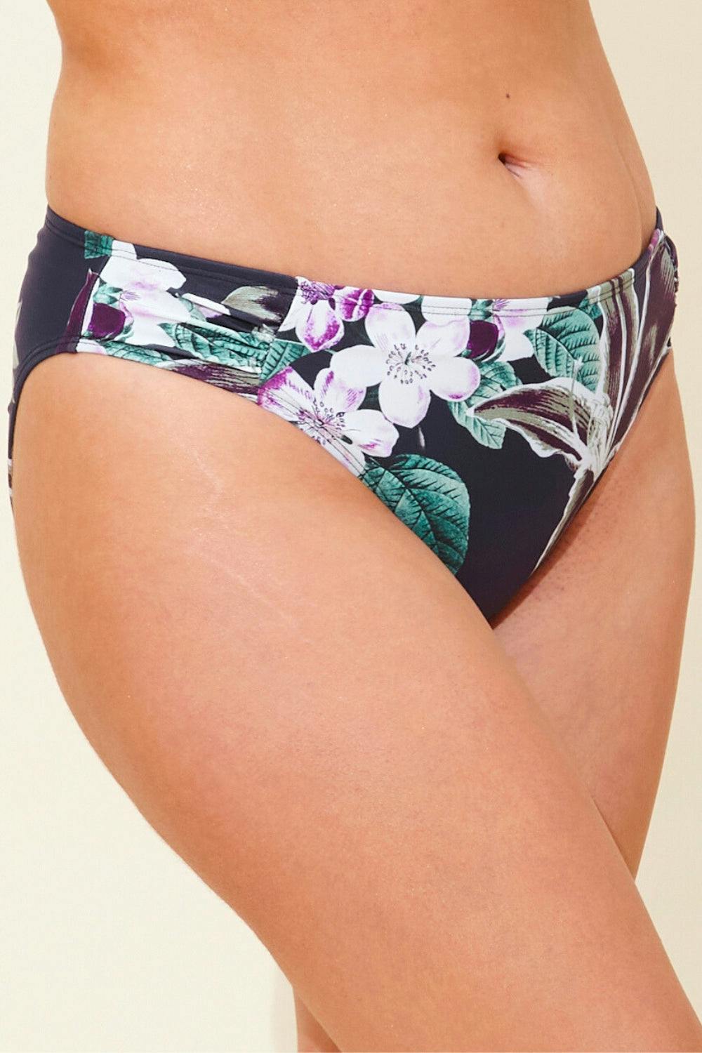 Beachcomber Floral High Leg Bikini Briefs - 20
