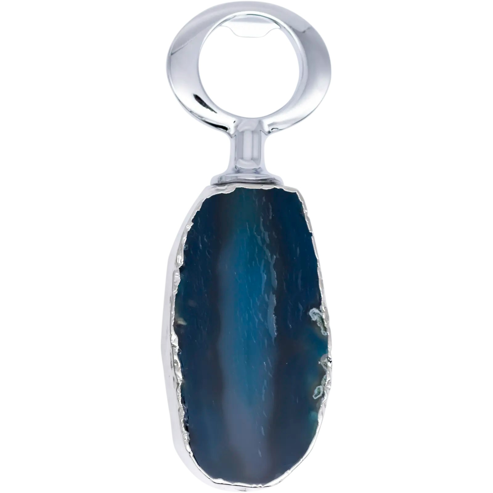 Maison Des Cadeaux Blue Agate Stone Bottle Opener