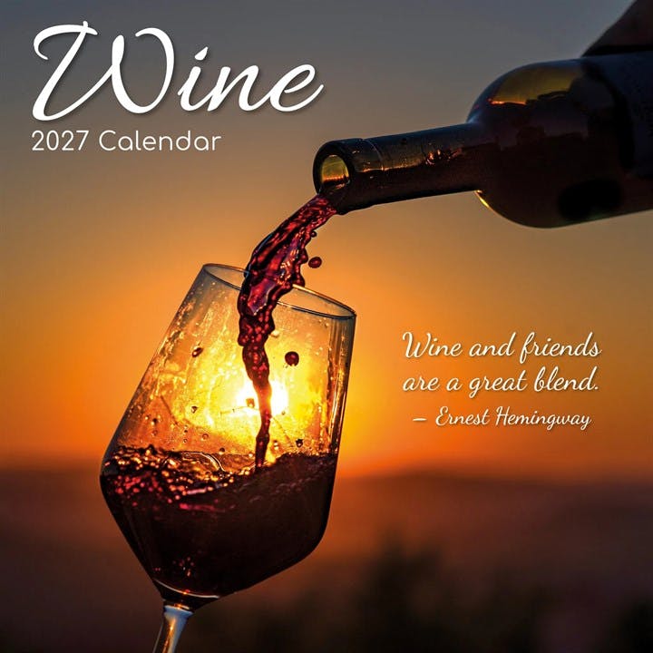 Wine Calendar 2027, Wall Calendars, Month To View, Lifestyle, Gift - Image 3