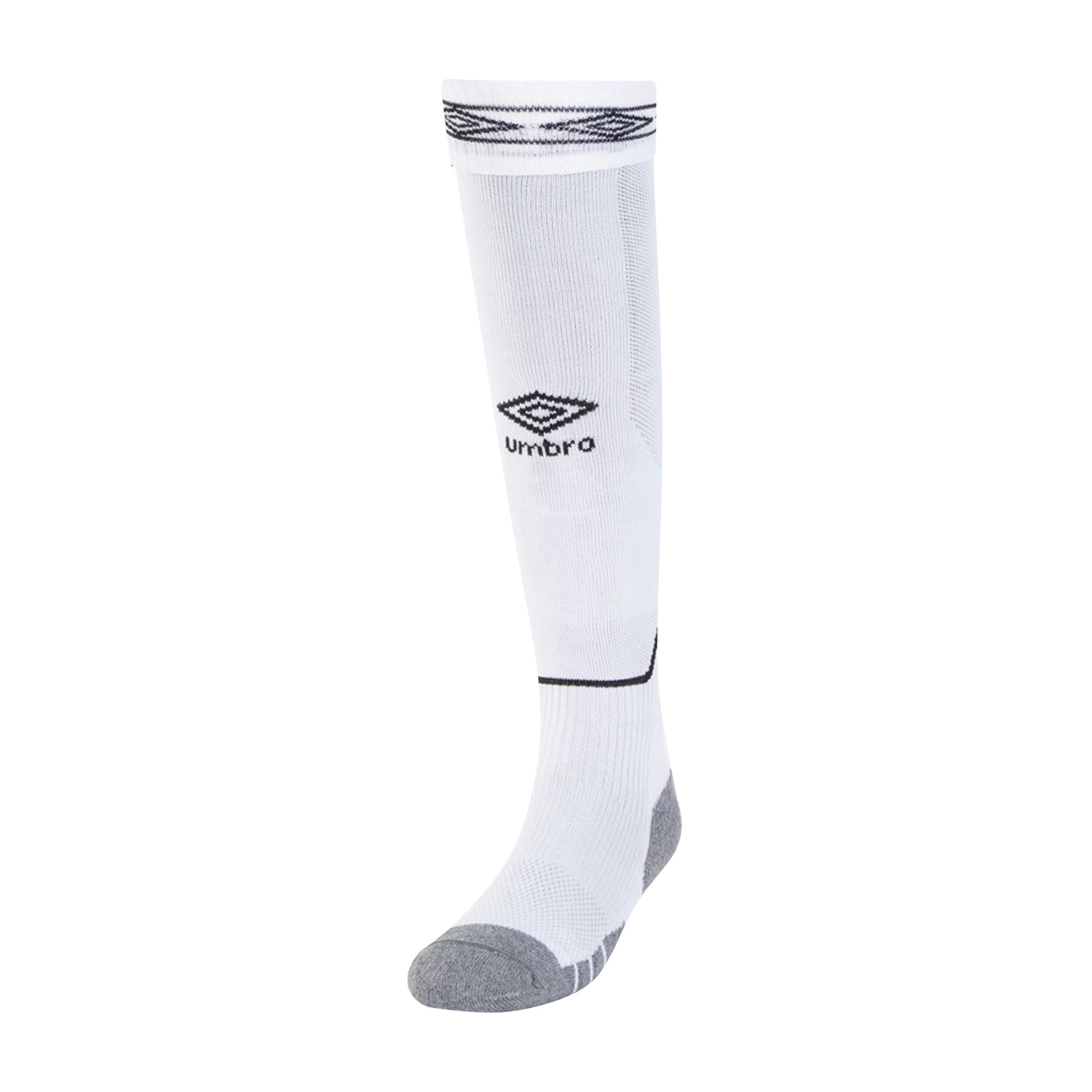 Umbro White/Black Childrens/Kids Diamond Football Socks - 12 Uk Child-2 Uk - 75% Polyamide/20% Cotton/5% Elastane