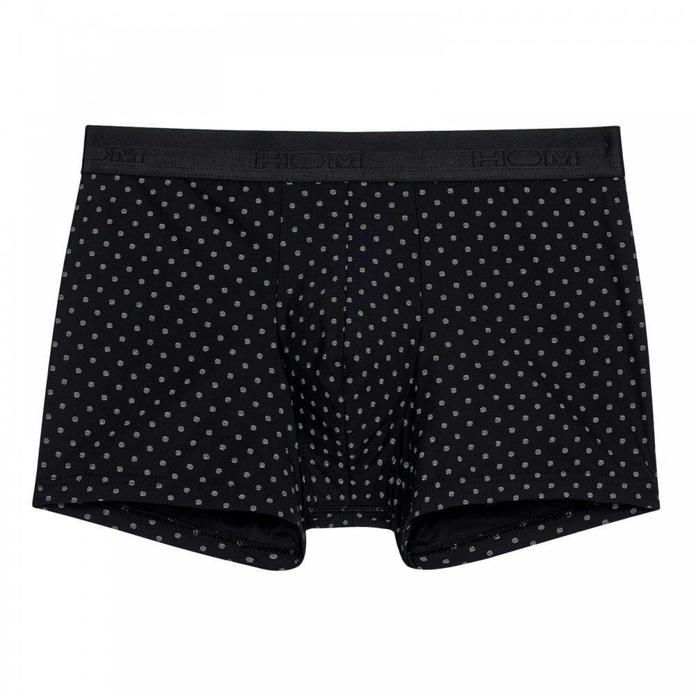 HOM Men's Max Microfiber Boxer Brief - Black Print - Size XL - Image 2