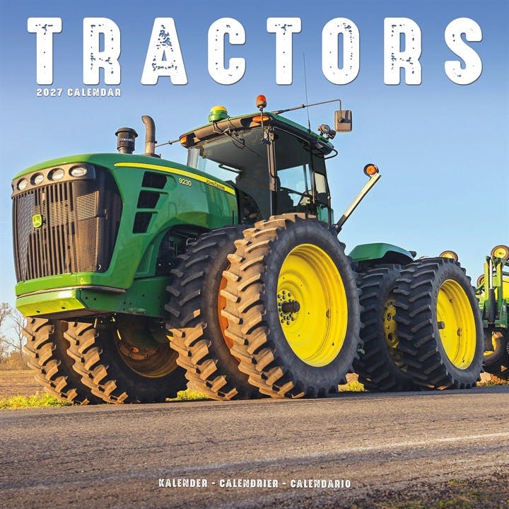 Tractors 2027 Calendar | Square Wall Calendar | Transport, Farm Gift | Plastic Free Packaging | by Avonside Publishing - Image 8